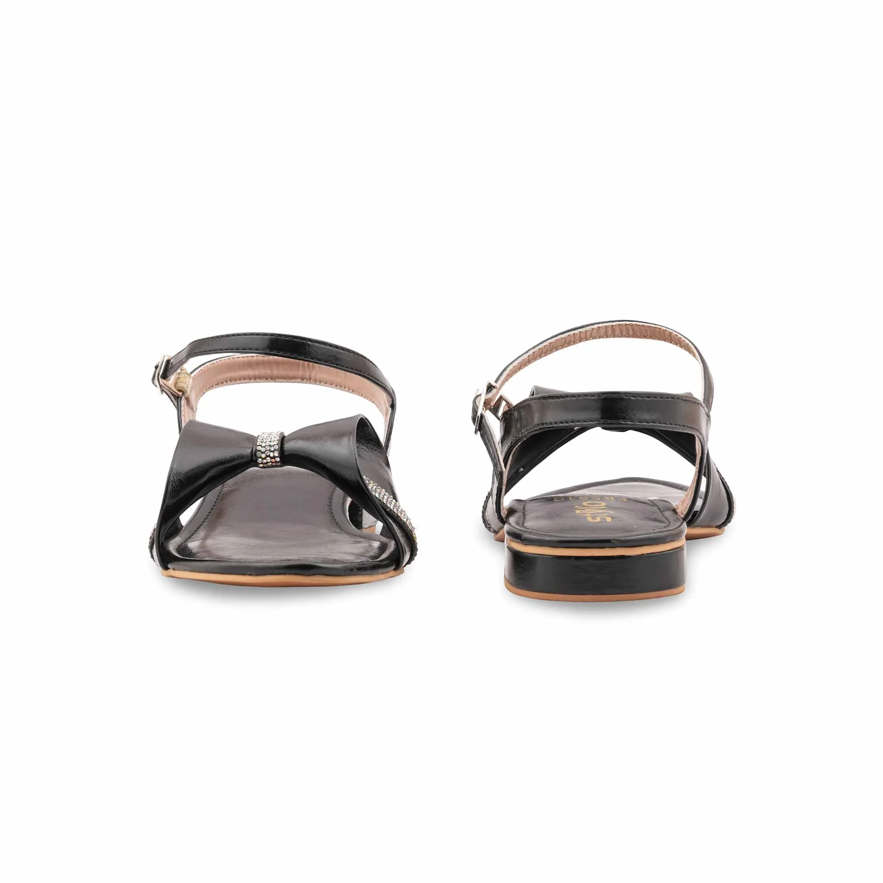 Black Formal Sandal For Women FR5510 - Image 4