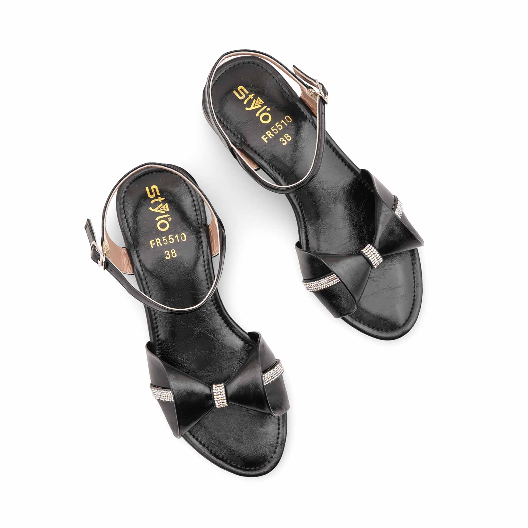 Black Formal Sandal For Women FR5510 - Image 5