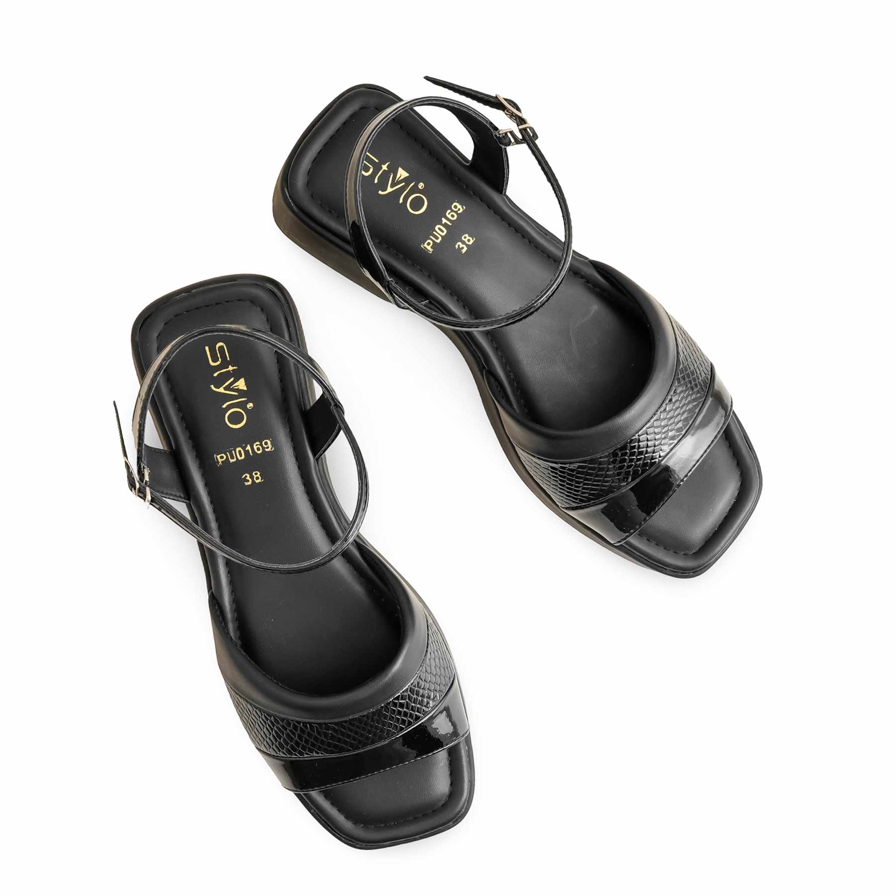 Black Formal Sandal For Women PU0169 - Image 4