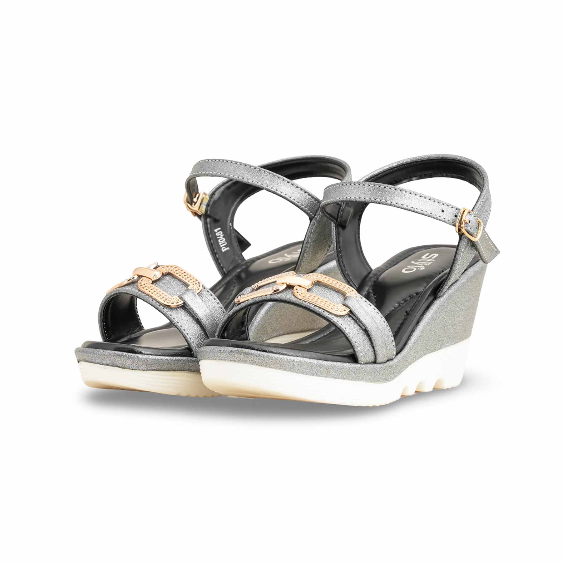 Black Formal Sandal For Women PU0481 - Image 3