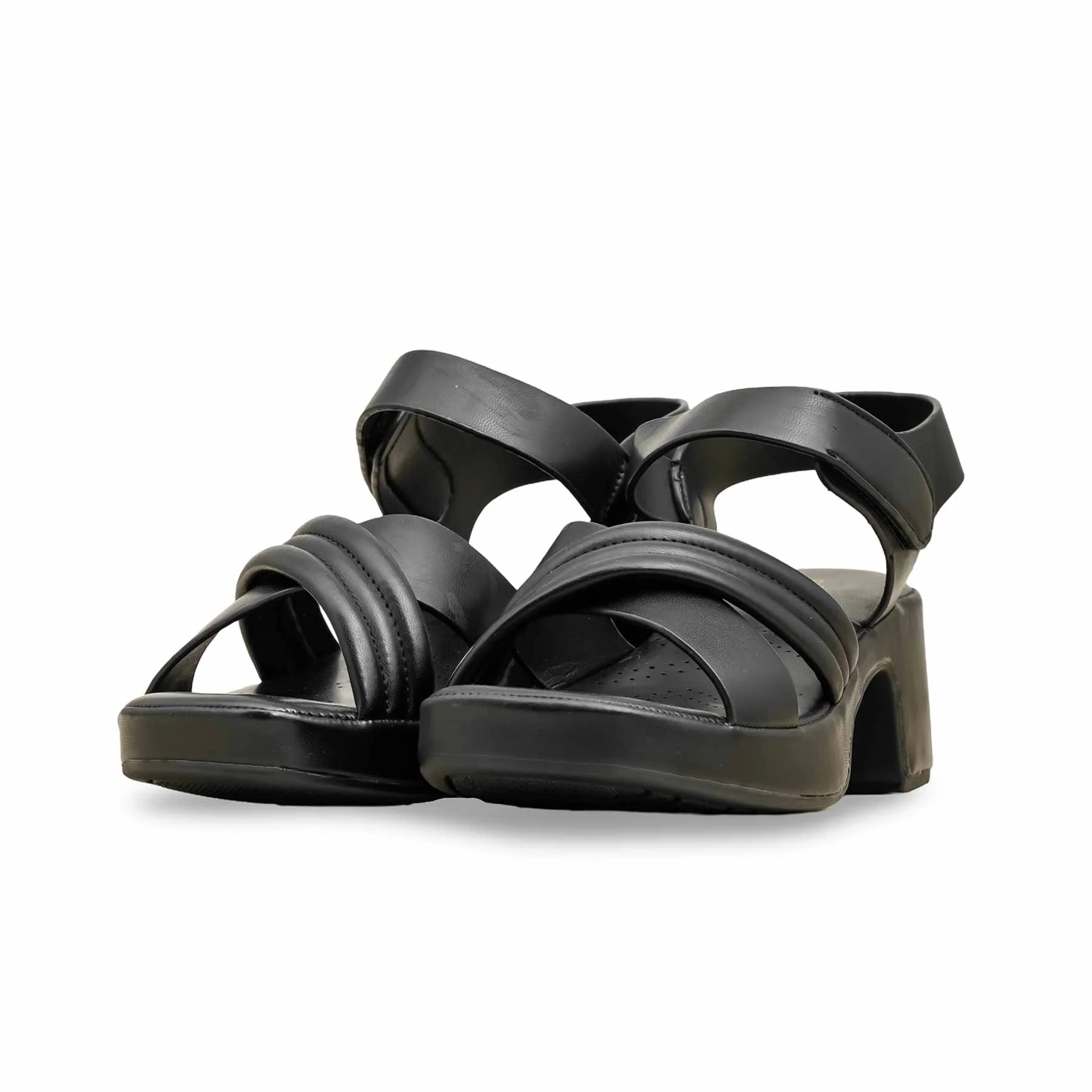 Black Formal Sandal For Women PU0623 - Image 3