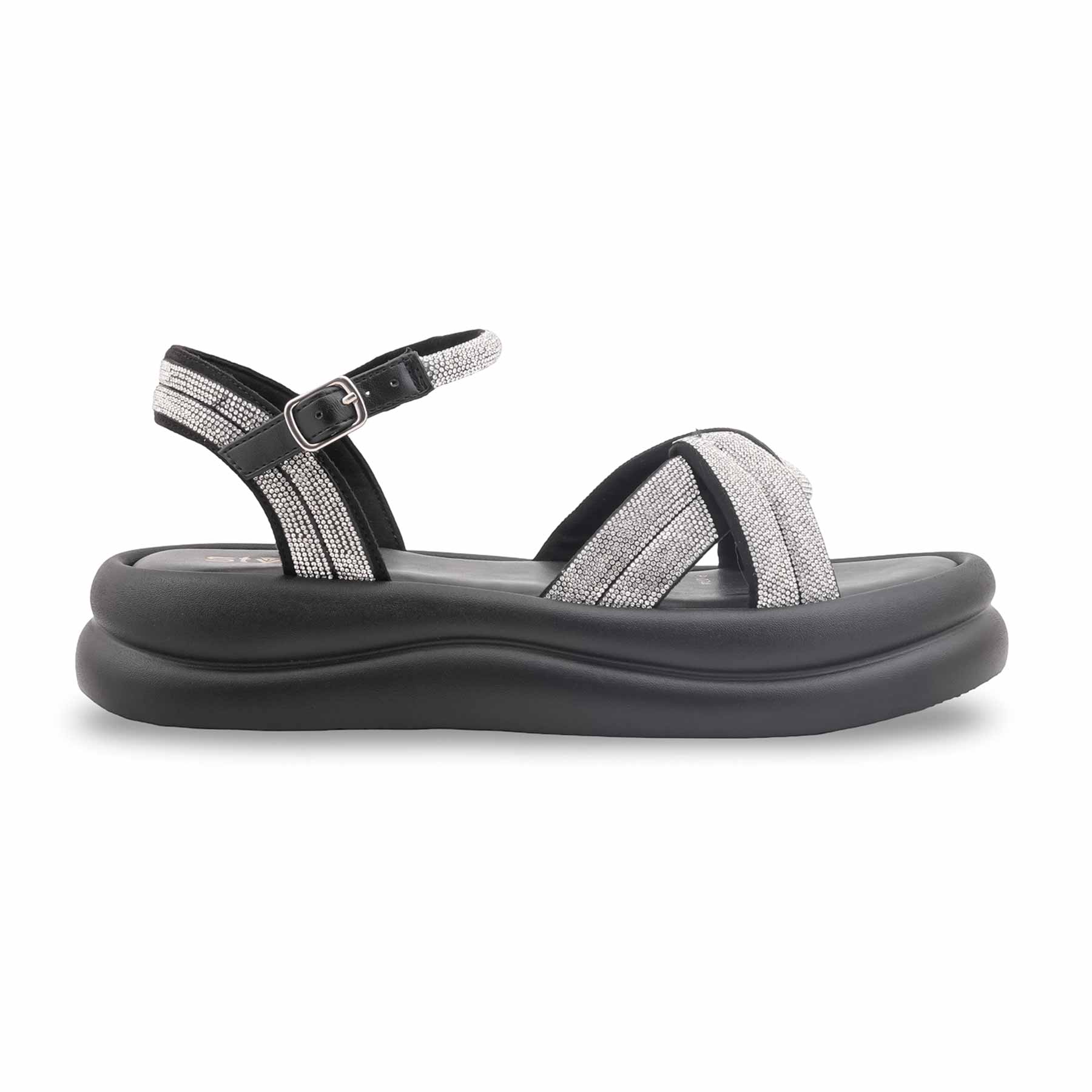 Black Formal Sandal For Women PU0744 - Image 2