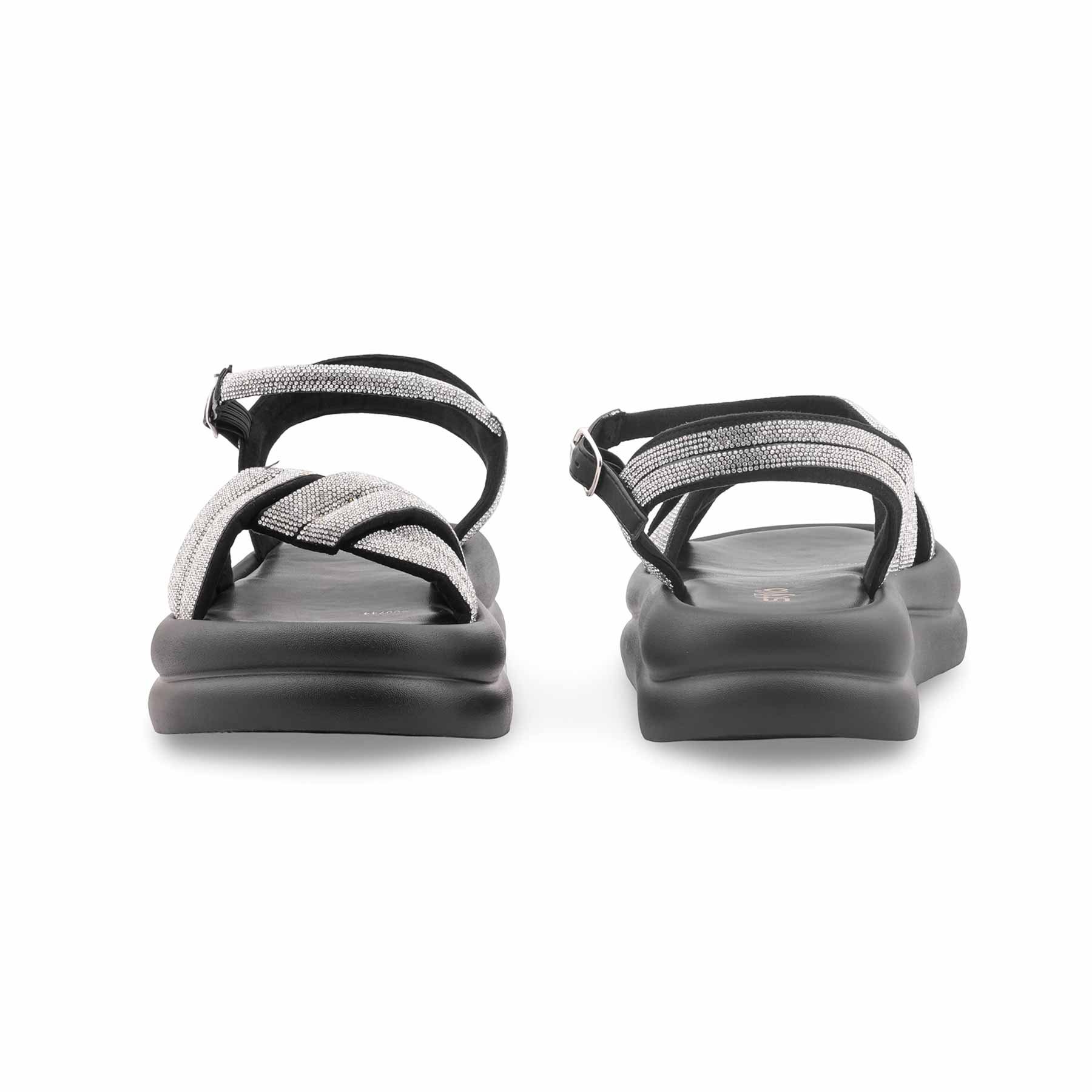 Black Formal Sandal For Women PU0744 - Image 4