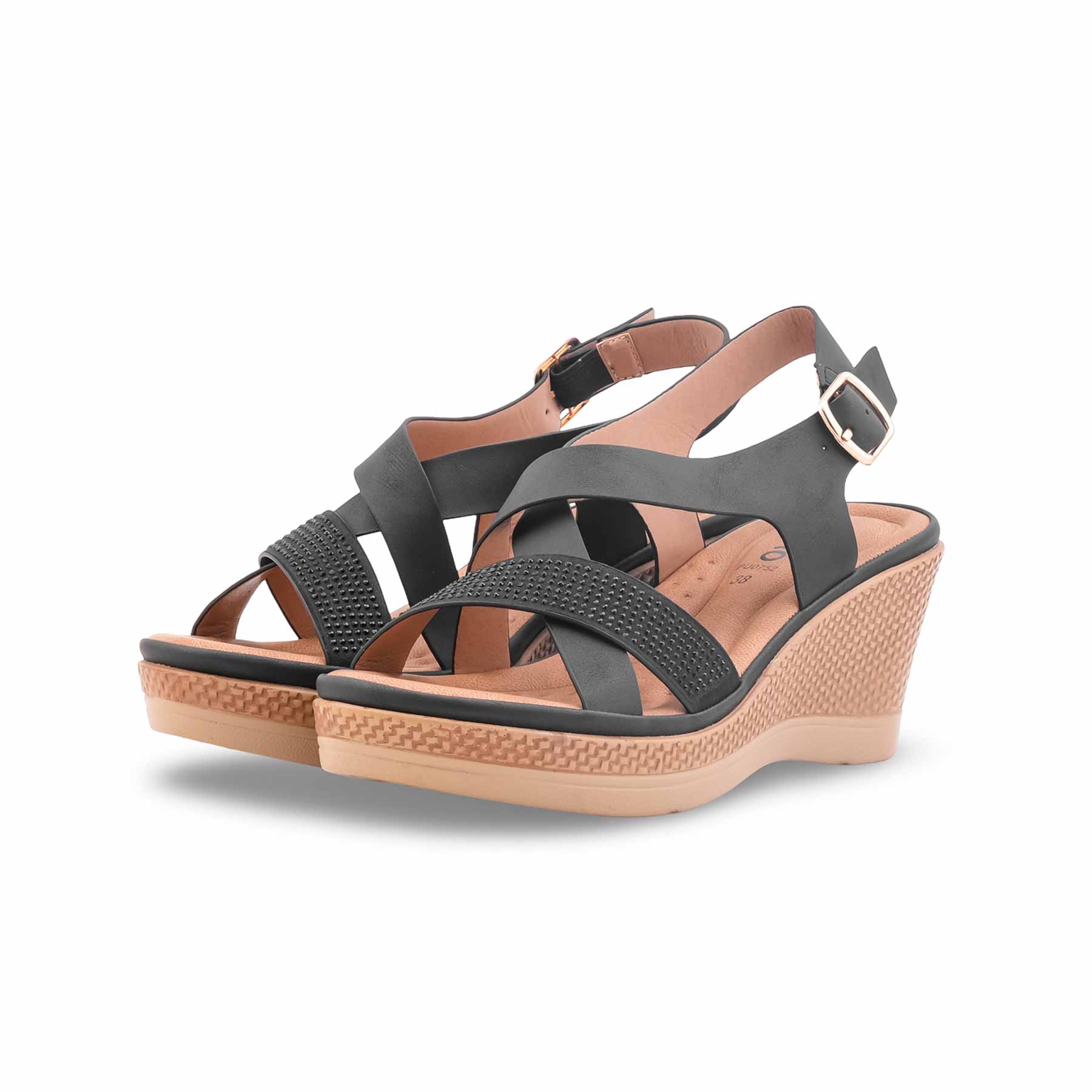 Black Formal Sandal For Women PU0752 - Image 3