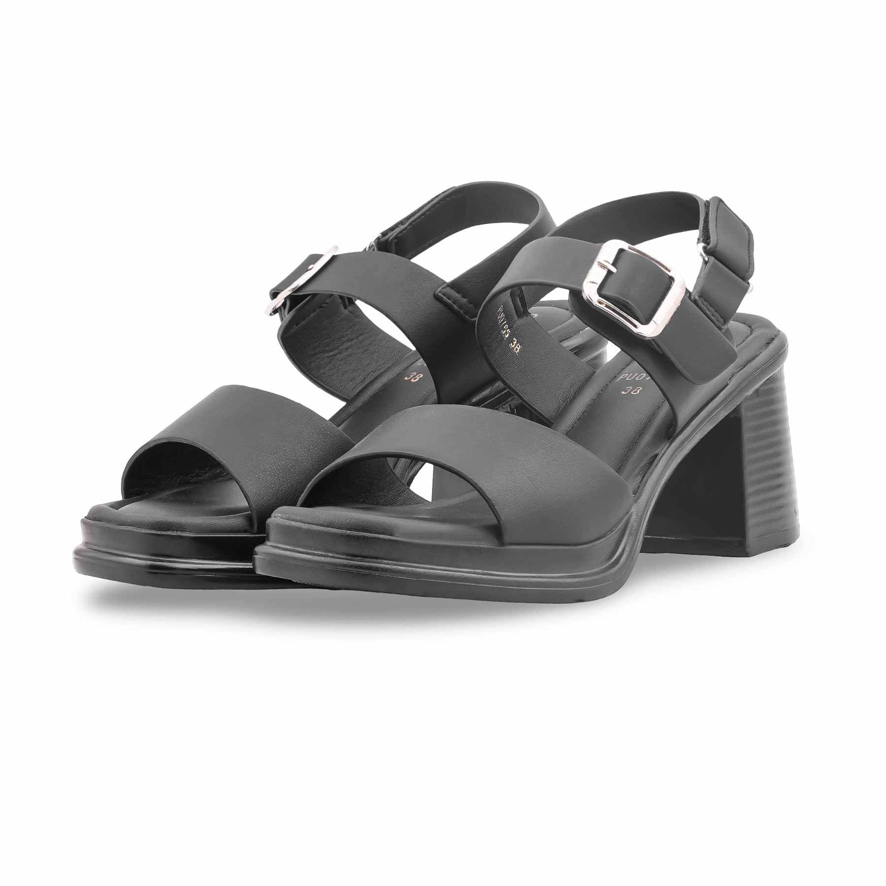 Black Formal Sandal For Women PU0785 - Image 3