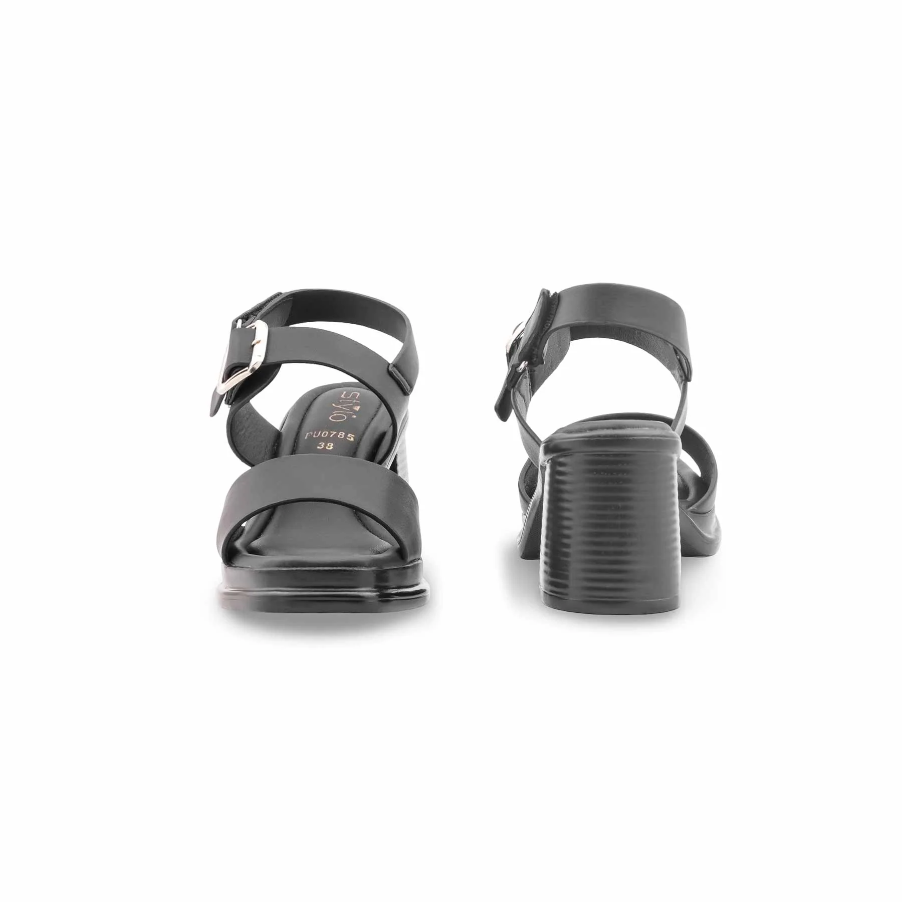 Black Formal Sandal For Women PU0785 - Image 4