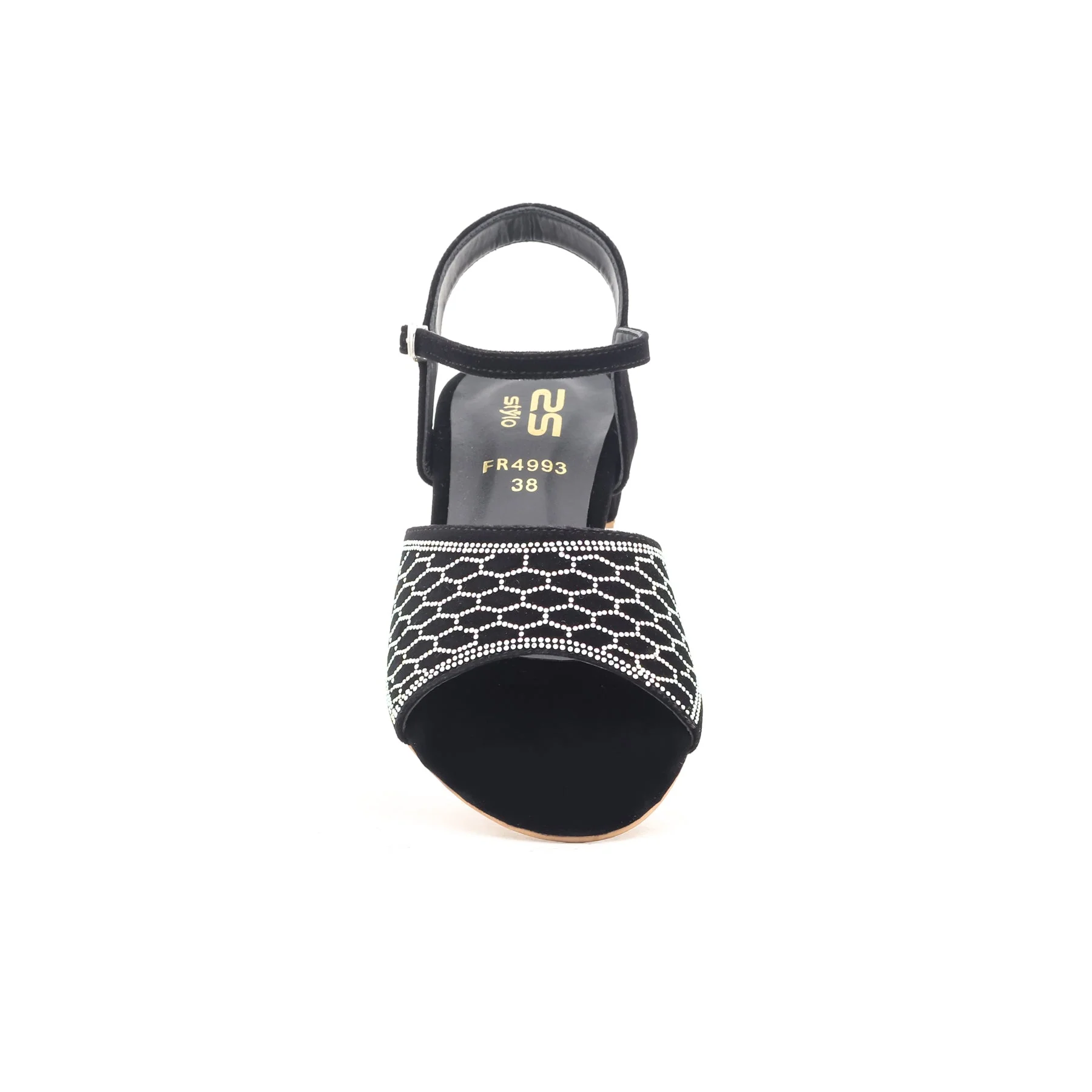 Black Formal Sandals FR4993 - Image 3