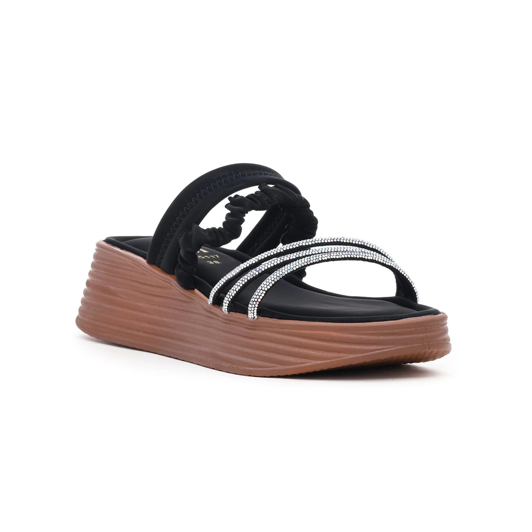 Black Formal Slipper FR5117 - Image 2