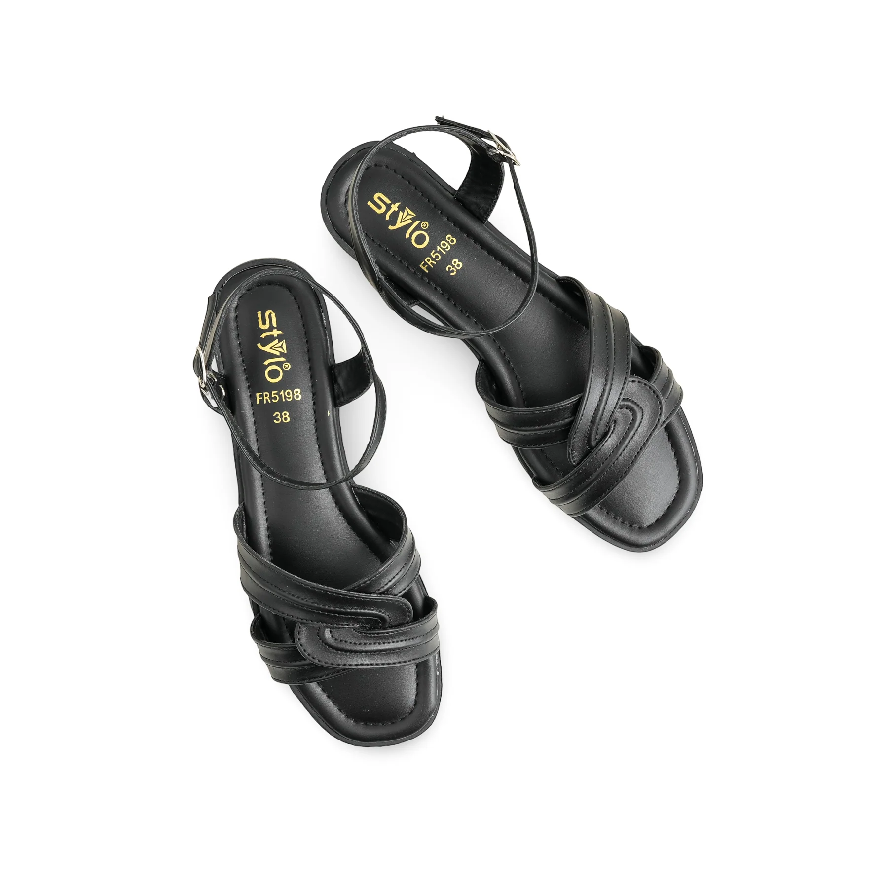 Black Formal Sandal FR5198 - Image 4