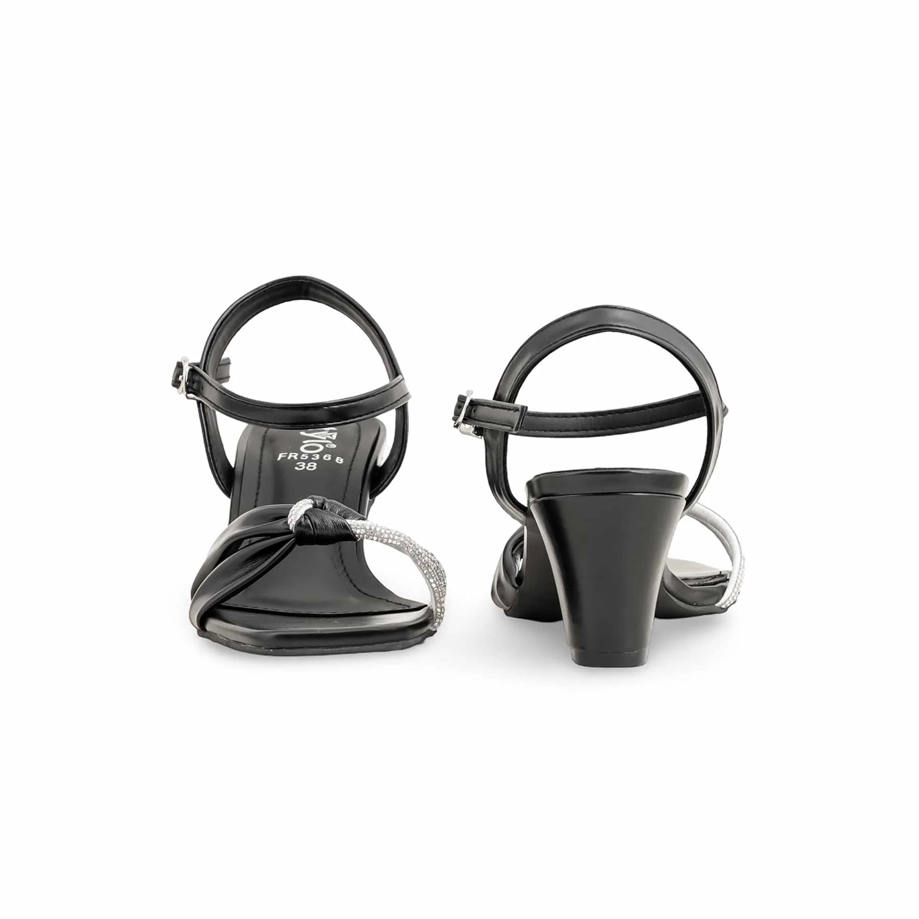 Black Formal Sandal FR5368 - Image 4