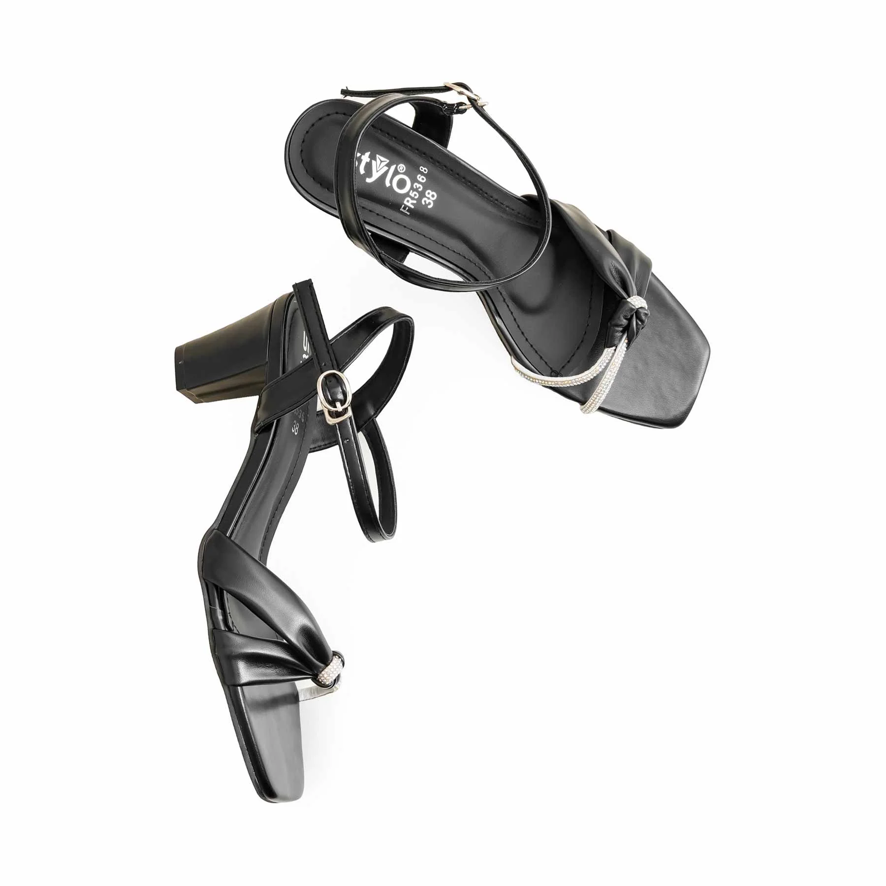 Black Formal Sandal FR5368 - Image 5