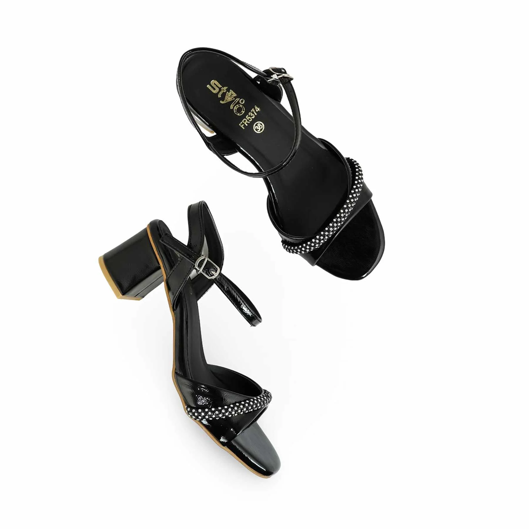 Black Formal Sandal FR5374 - Image 5