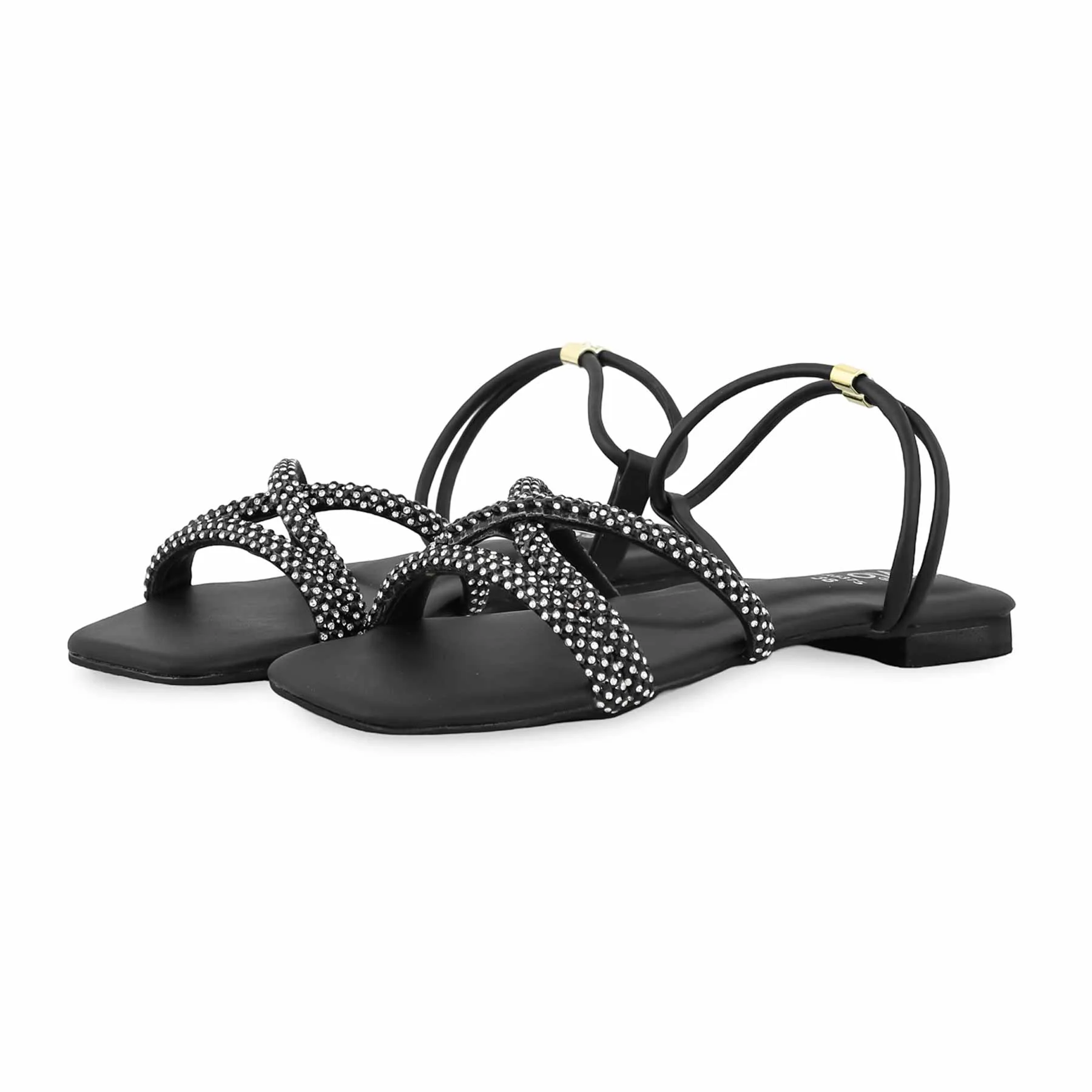 Black Formal Sandal FR5375 - Image 3