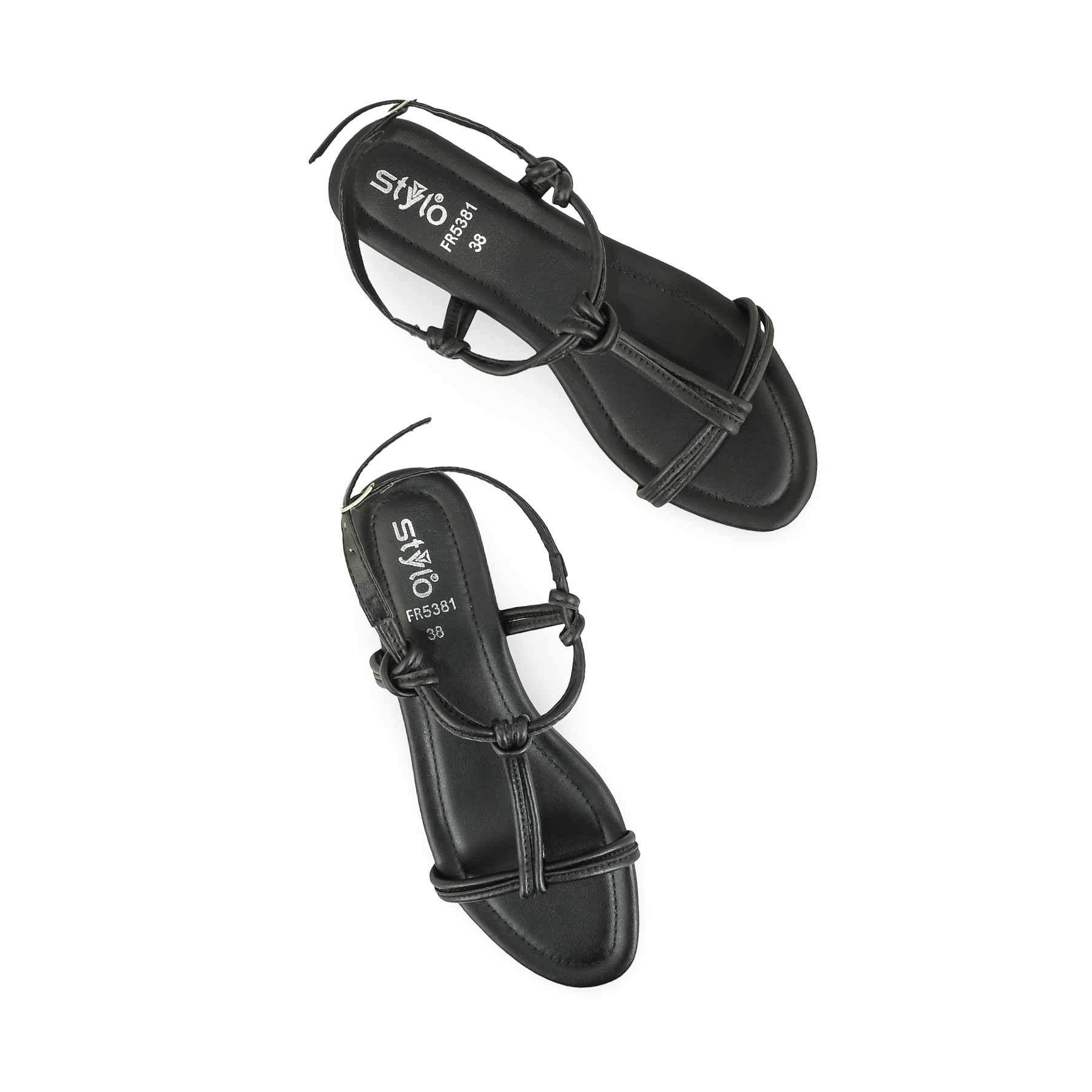 Black Formal Sandal FR5381 - Image 5
