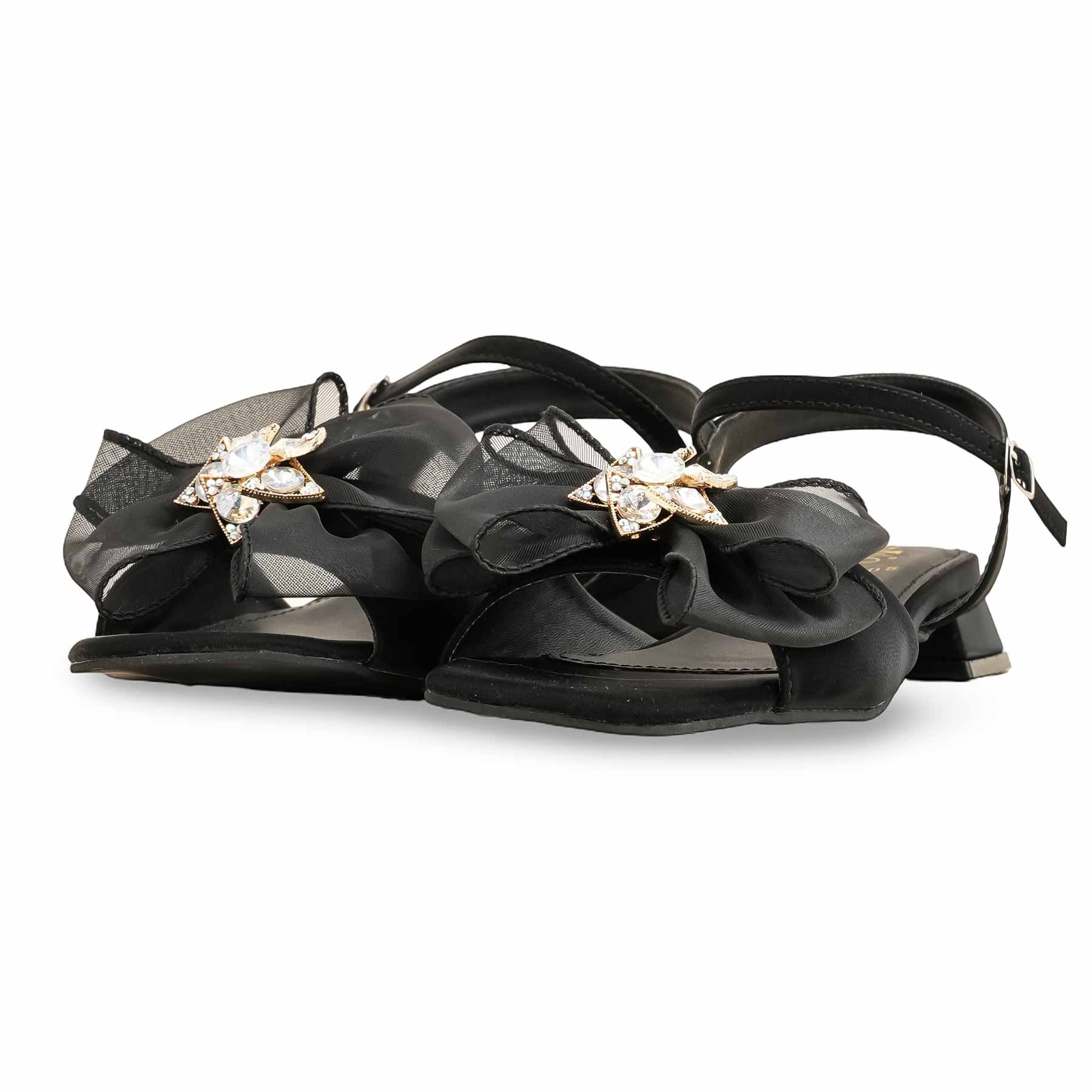 Black Formal Sandal FR5405 - Image 3