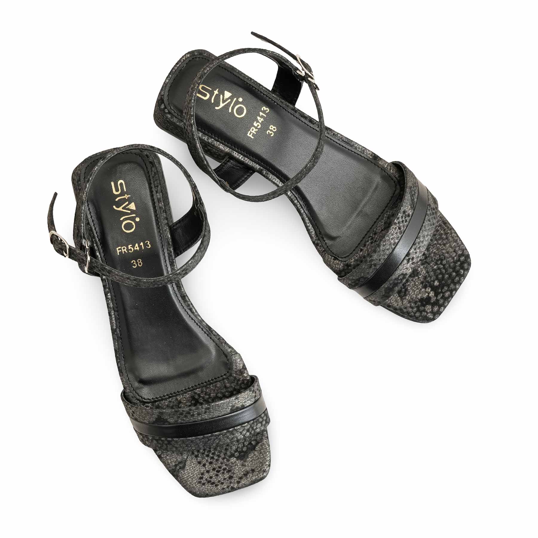 Black Formal Sandal FR5413 - Image 5