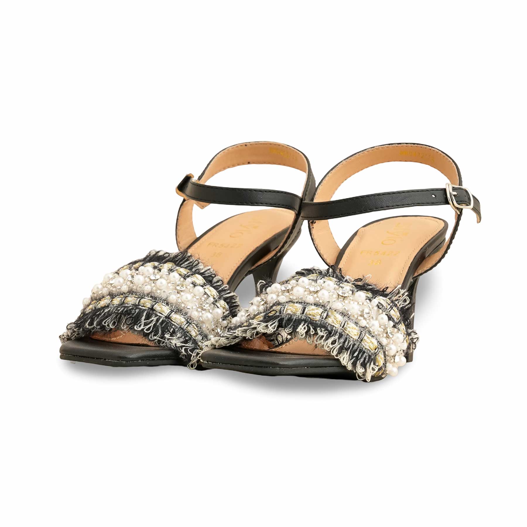 Black Formal Sandal FR5422 - Image 3