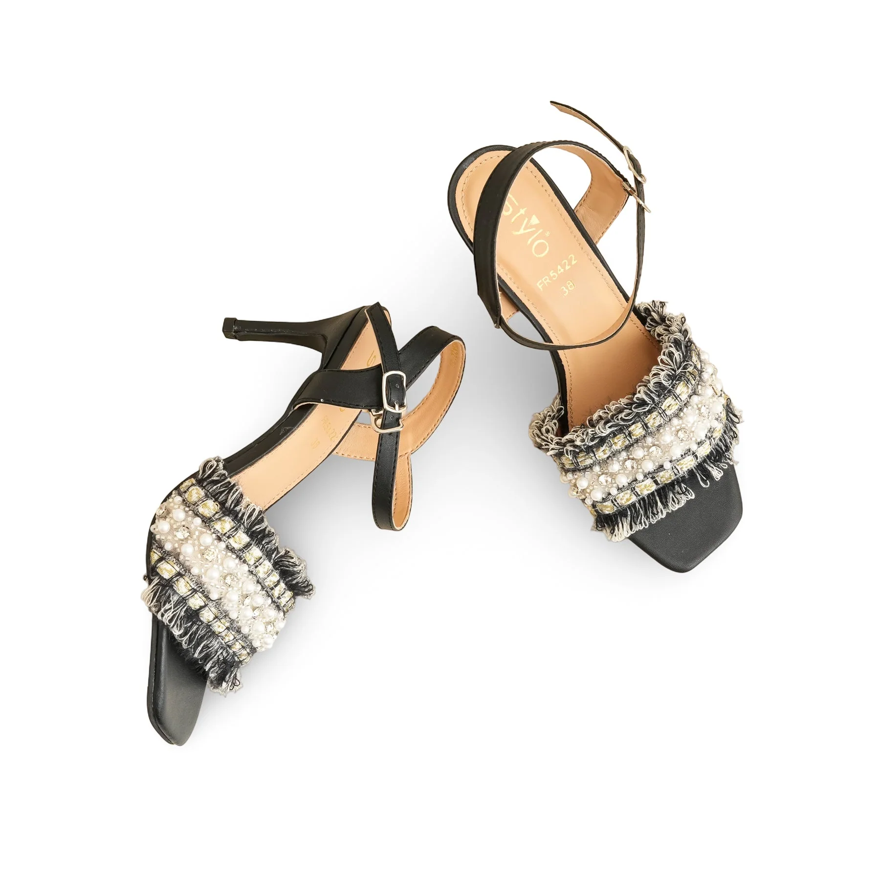 Black Formal Sandal FR5422 - Image 5