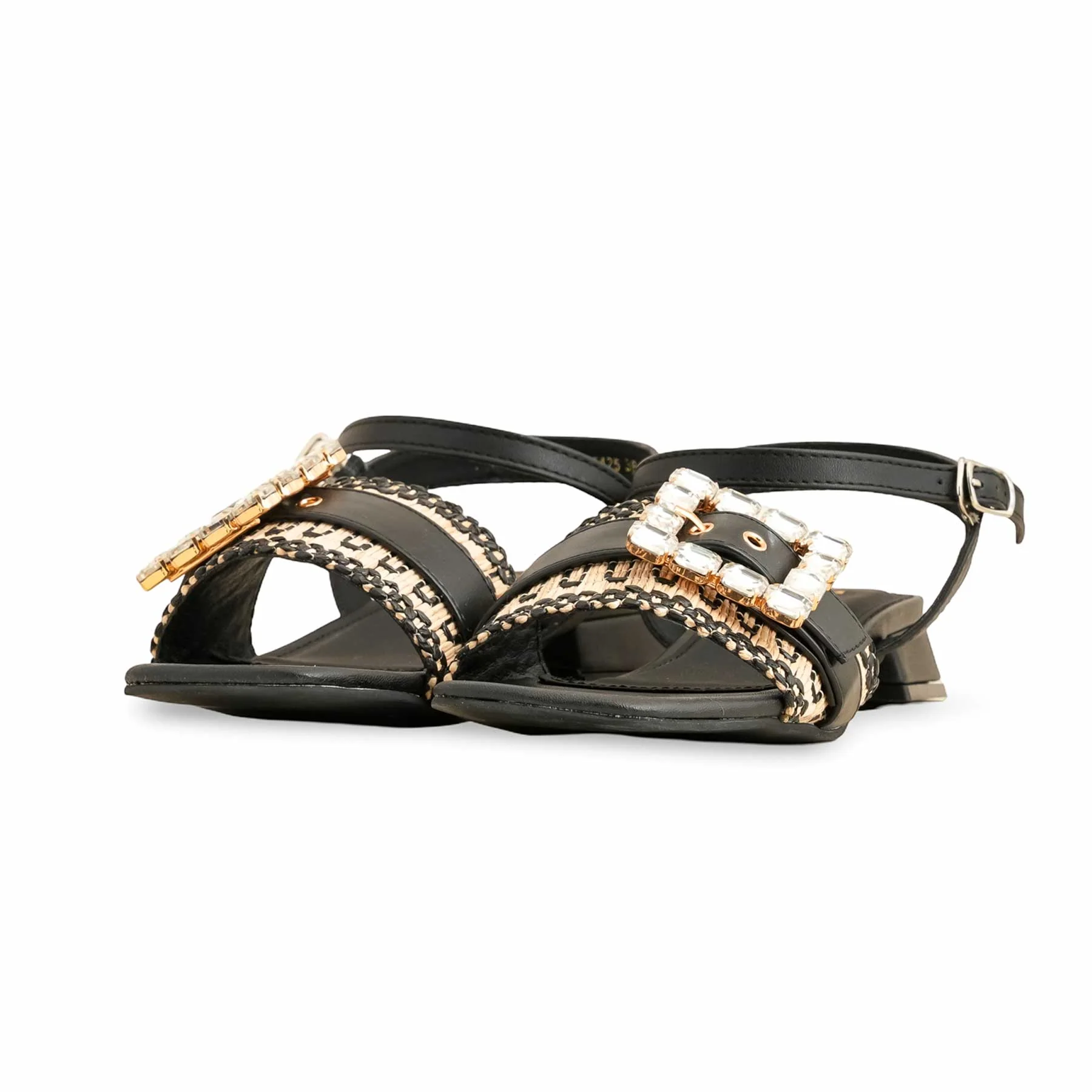 Black Formal Sandal FR5425 - Image 3