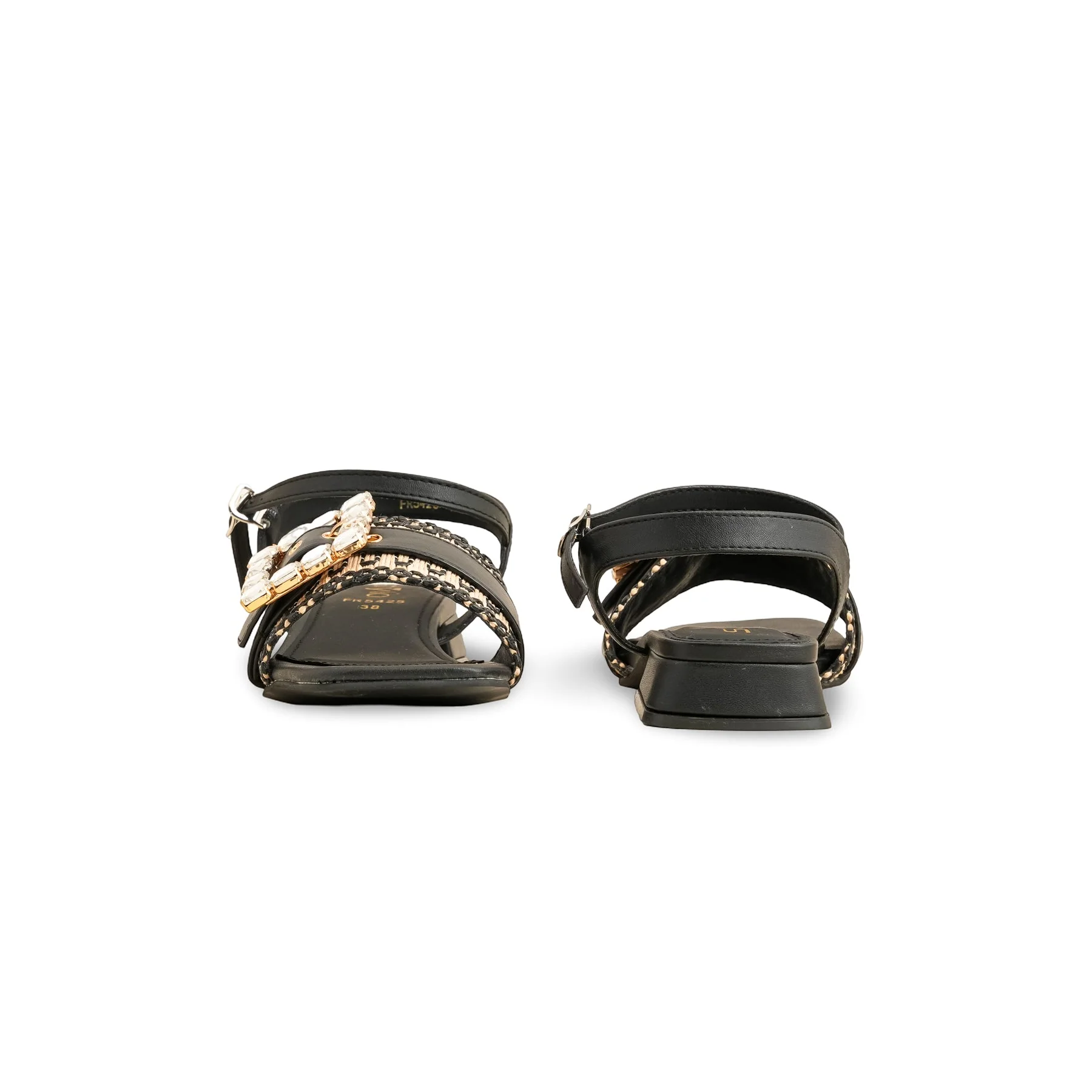 Black Formal Sandal FR5425 - Image 4