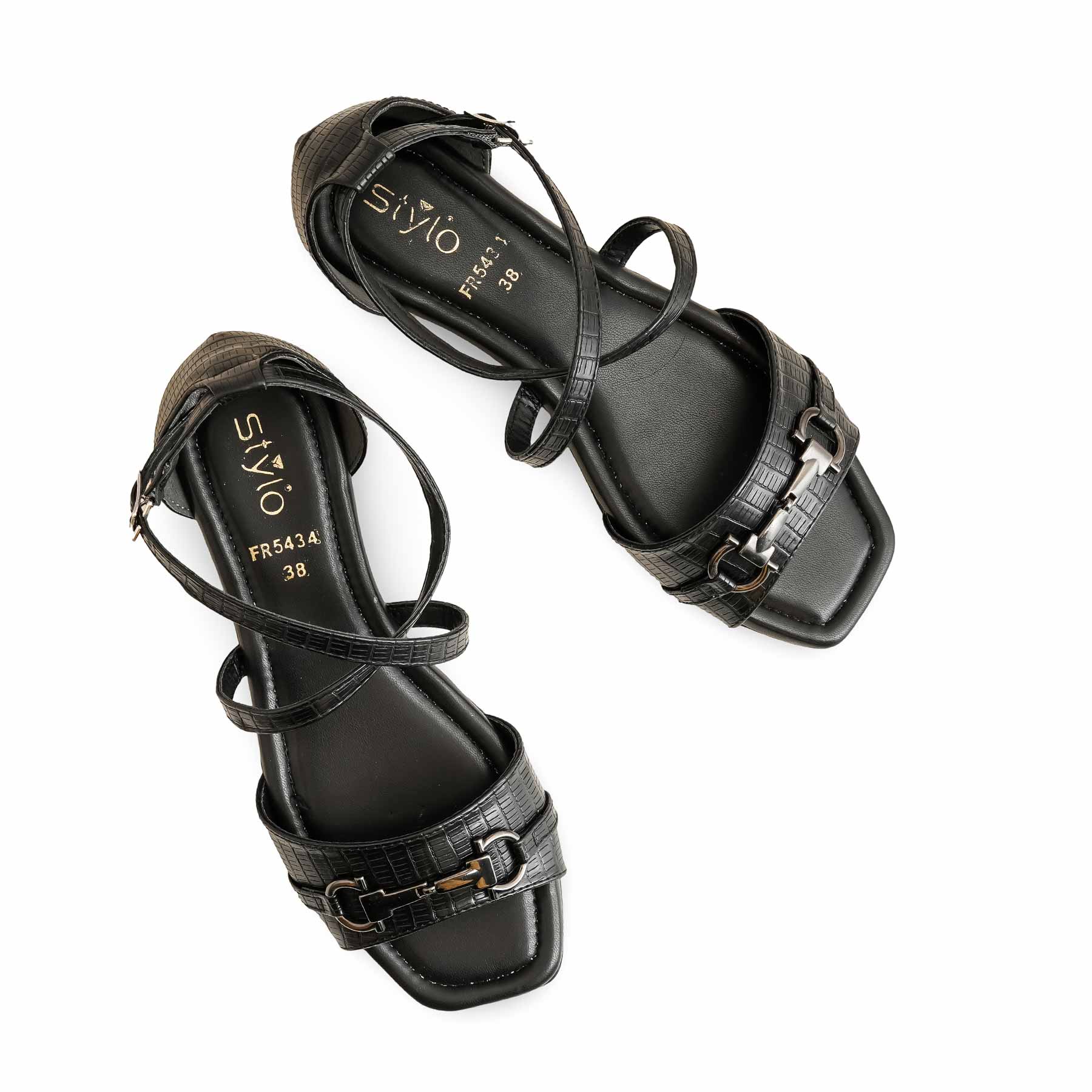 Black Formal Sandal FR5434 - Image 5