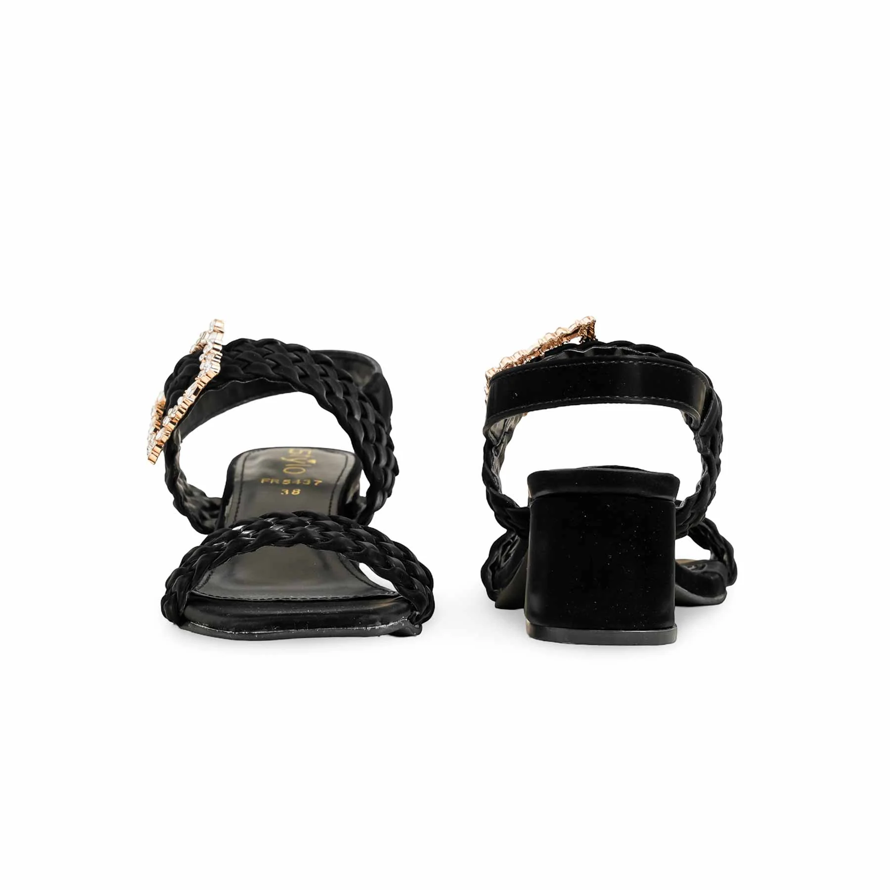 Black Formal Sandal FR5437 - Image 4