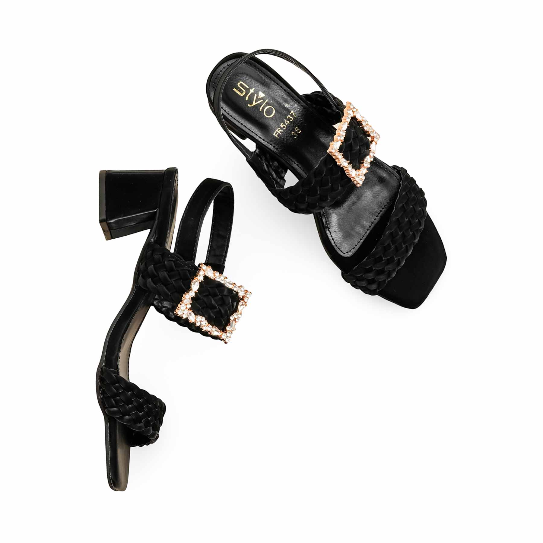 Black Formal Sandal FR5437 - Image 5