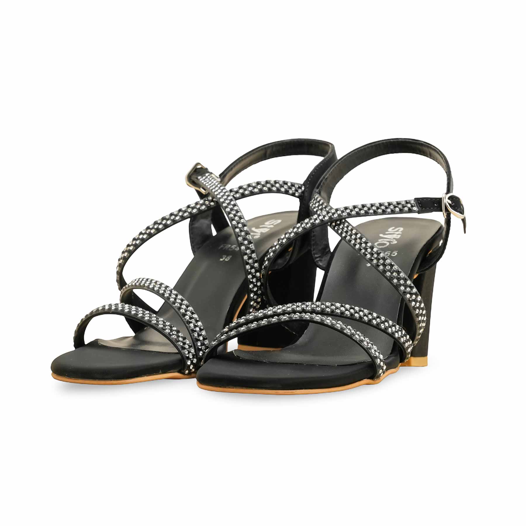 Black Formal Sandal FR5465 - Image 3
