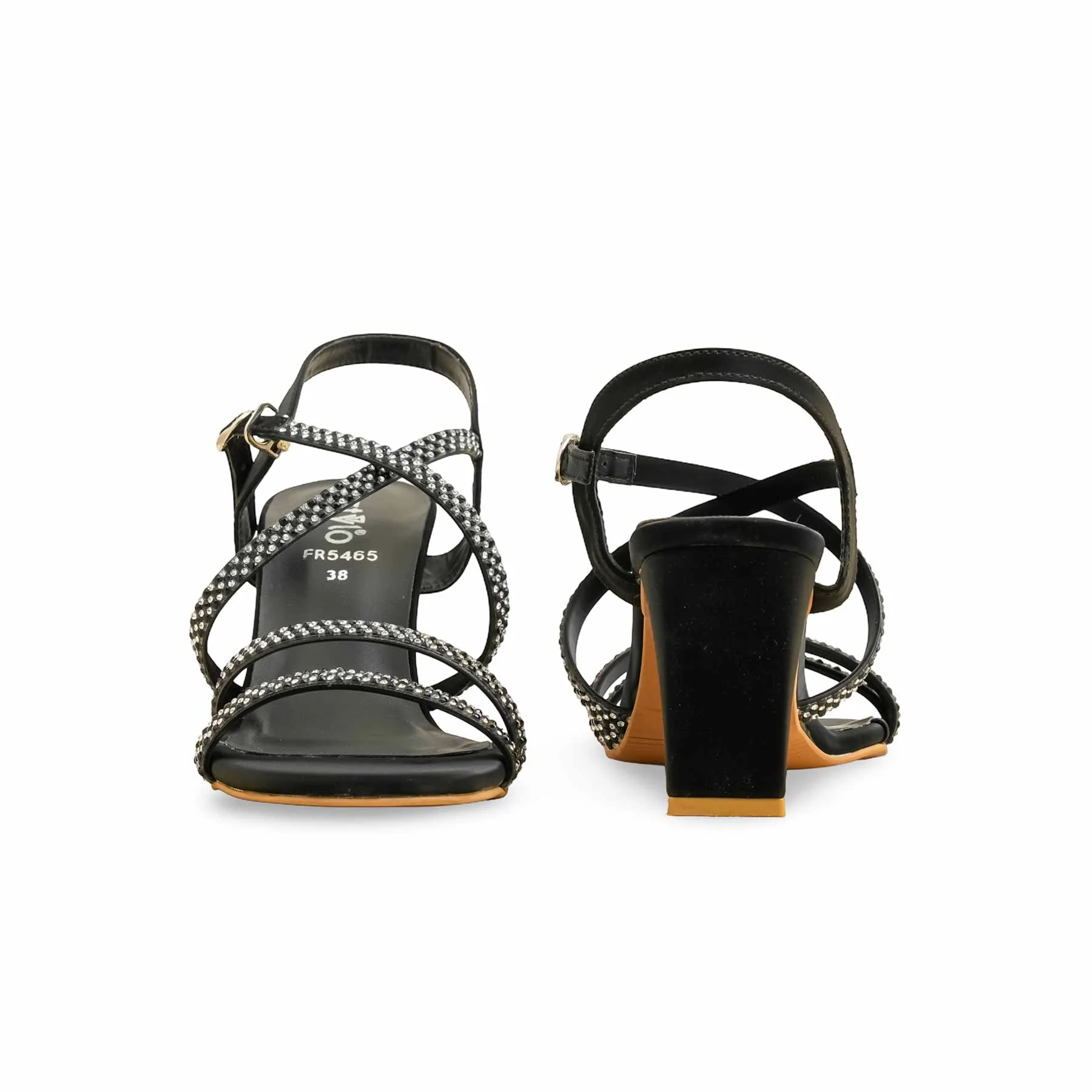 Black Formal Sandal FR5465 - Image 4