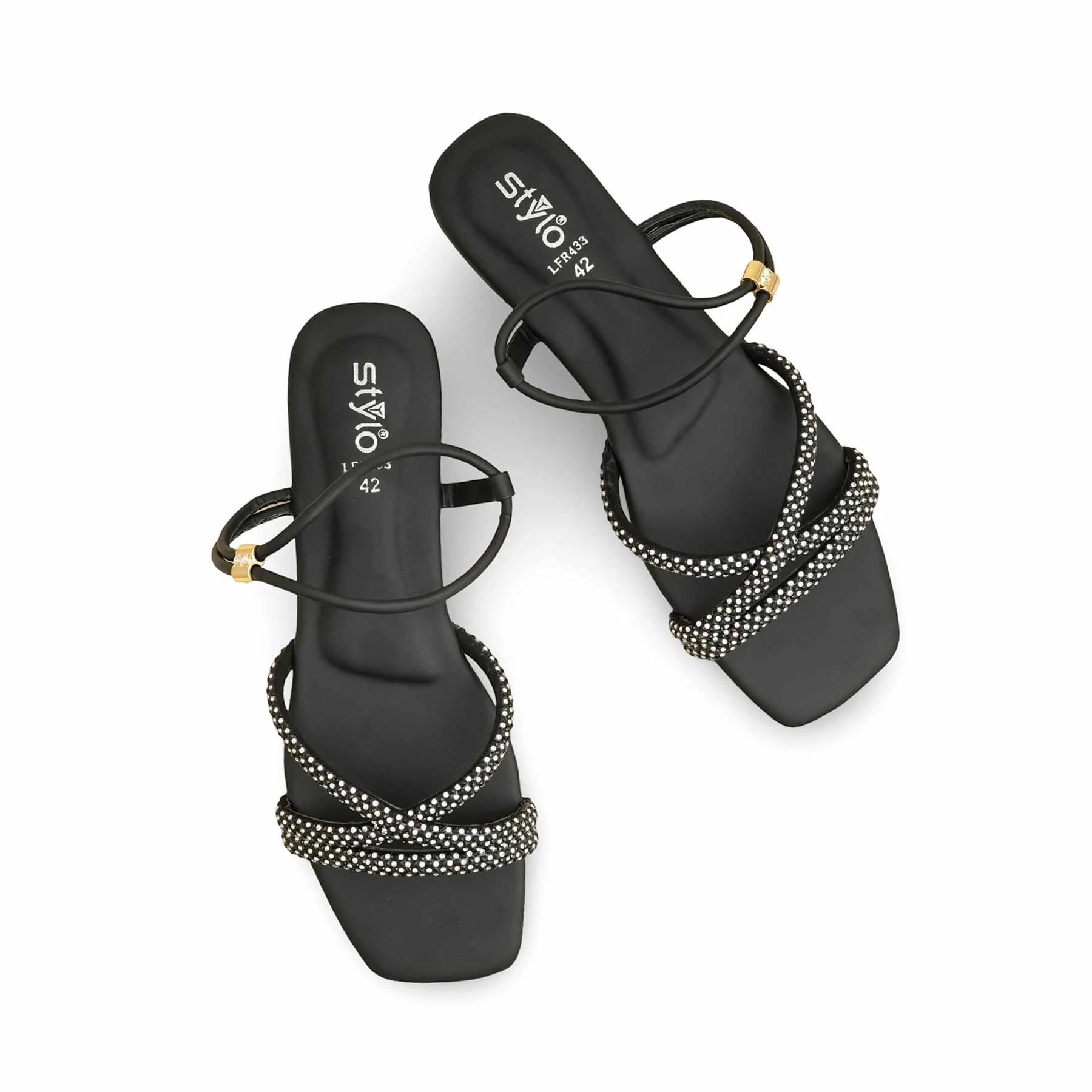 Black Formal Sandal LFR433 - Image 5