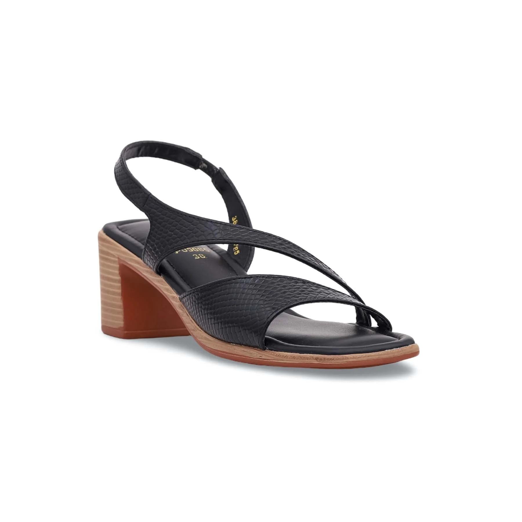 Black Formal Sandal PU0085 - Image 2