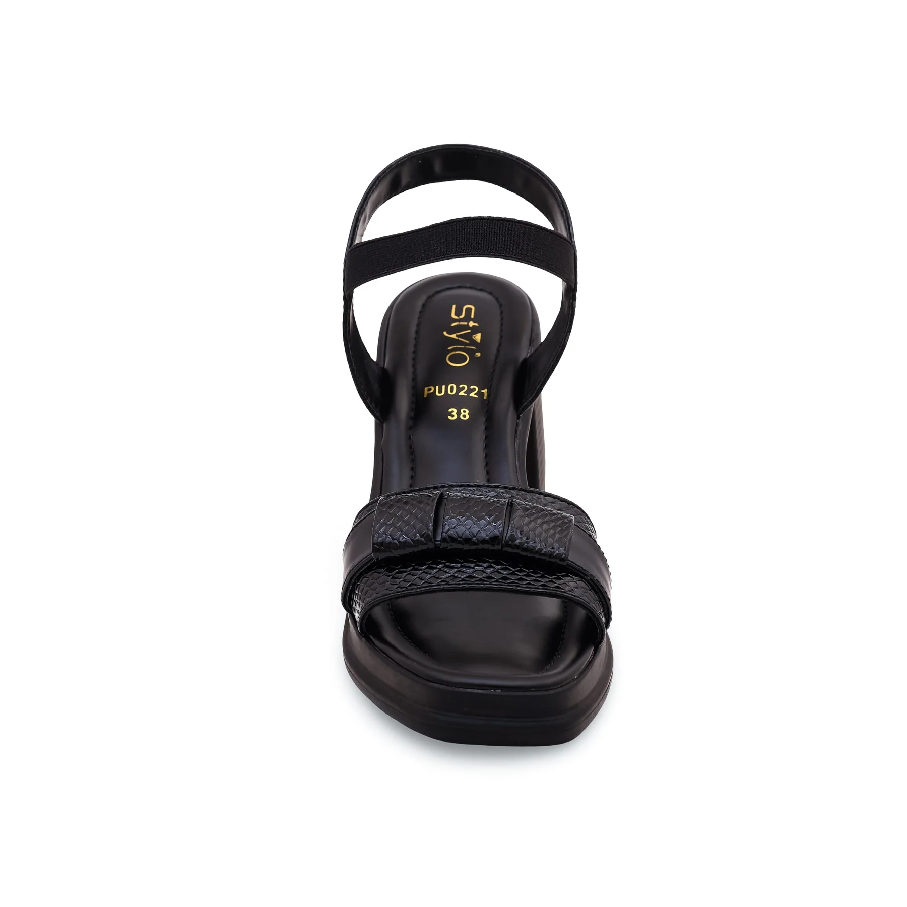 Black Formal Sandal PU0221 - Image 3