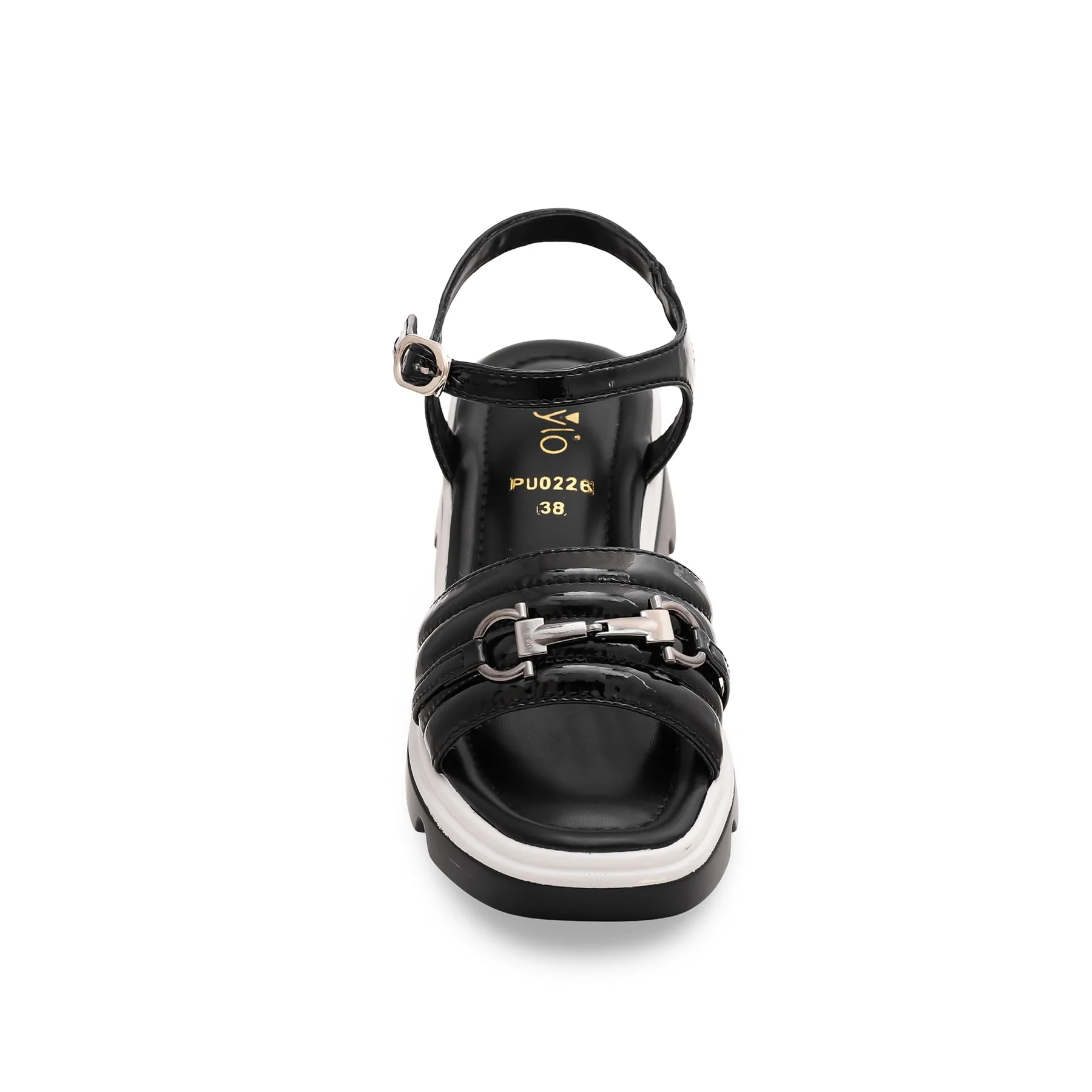 Black Formal Sandal PU0226 - Image 3
