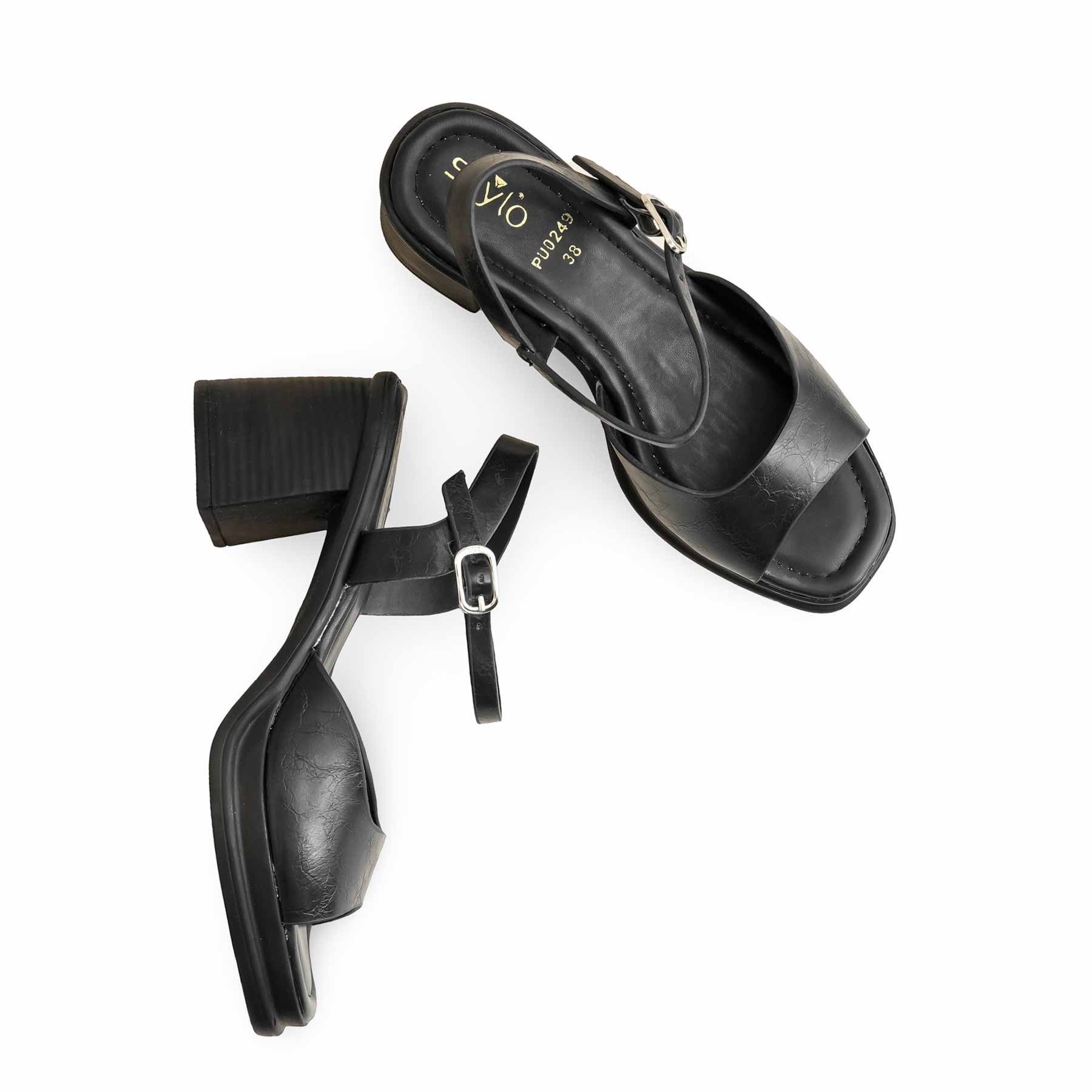 Black Formal Sandal PU0249 - Image 4