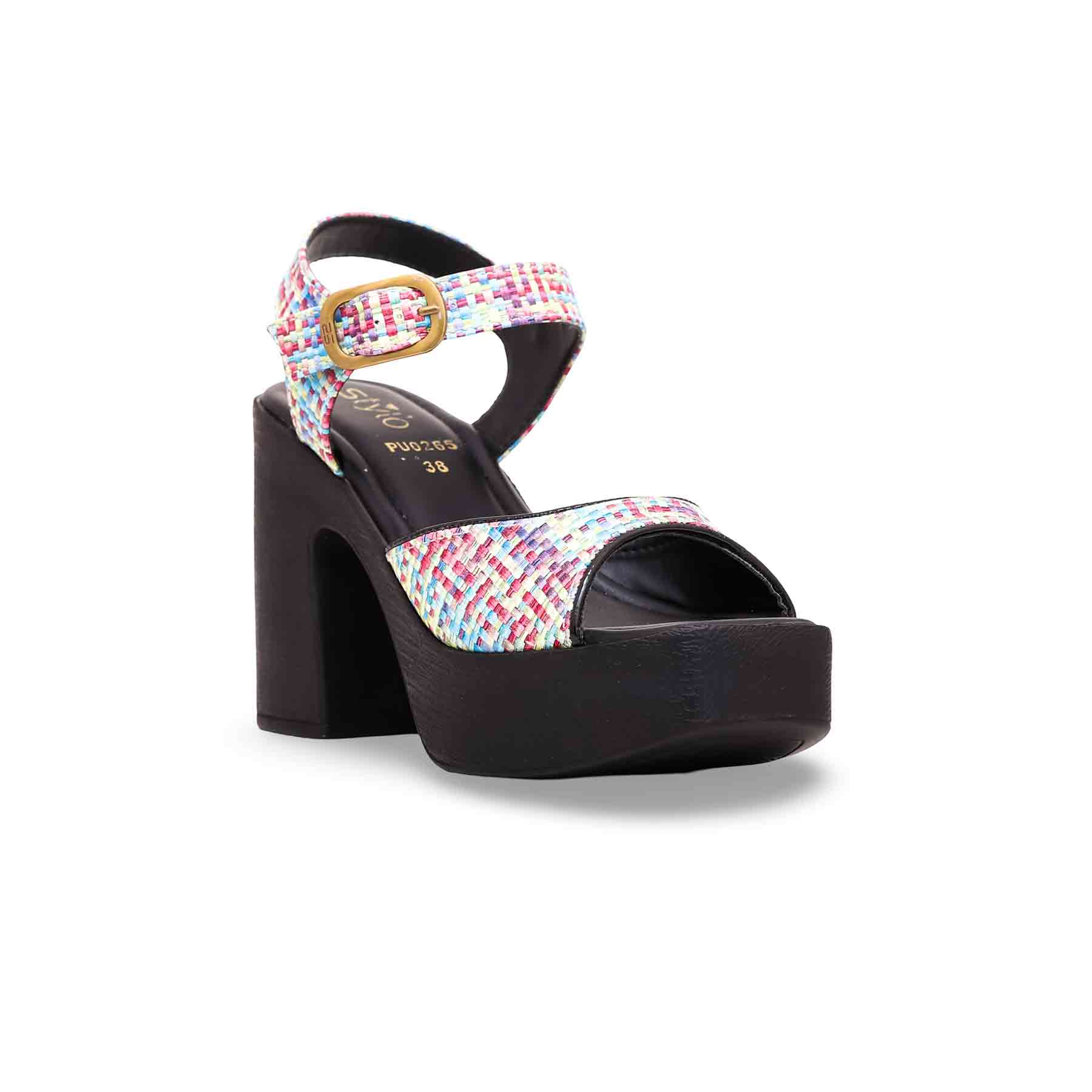 Black Formal Sandal PU0265 - Image 2