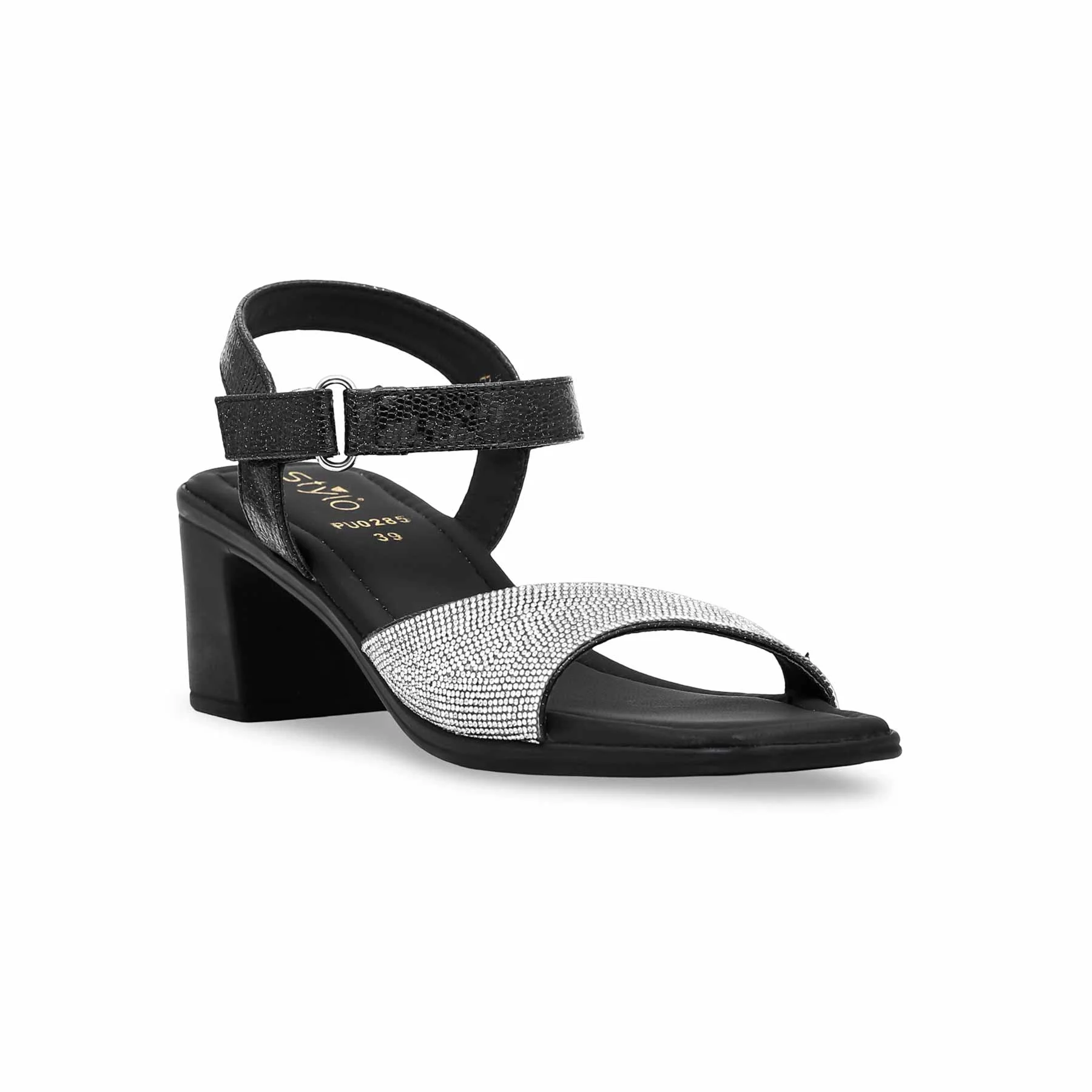 Black Formal Sandal PU0285 - Image 3