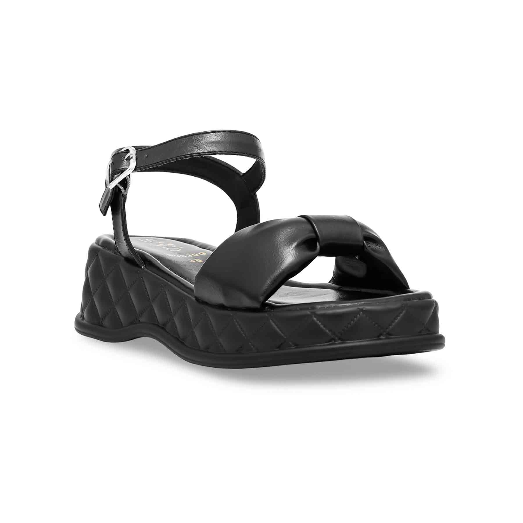 Black Formal Sandal PU0300 - Image 3