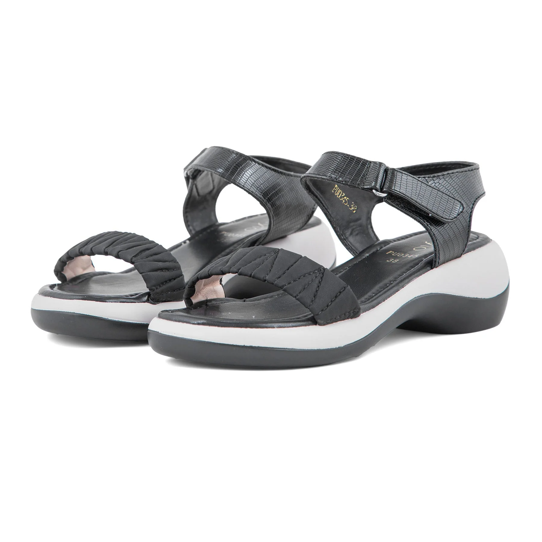 Black Formal Sandal PU0345 - Image 3