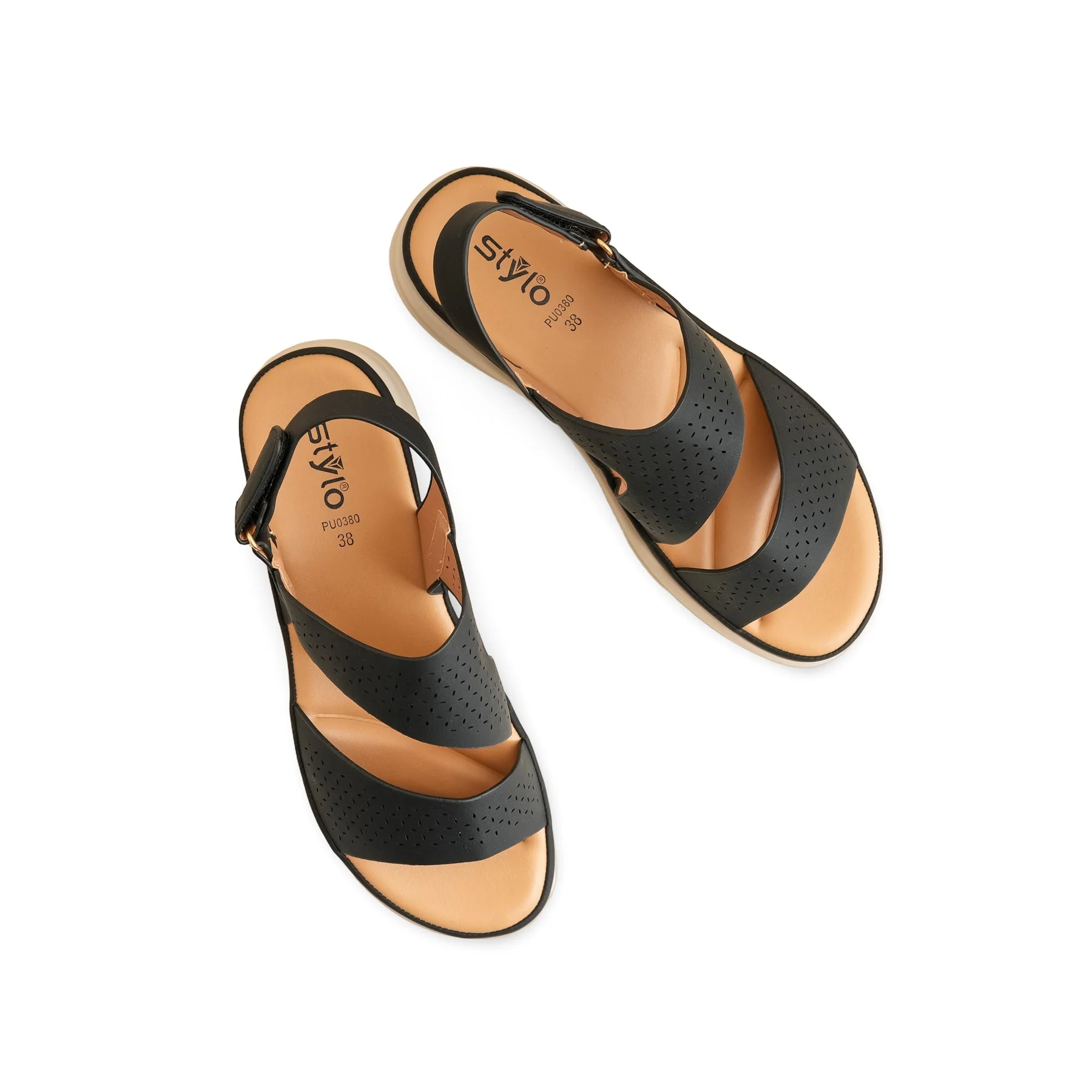 Black Formal Sandal PU0380 - Image 5
