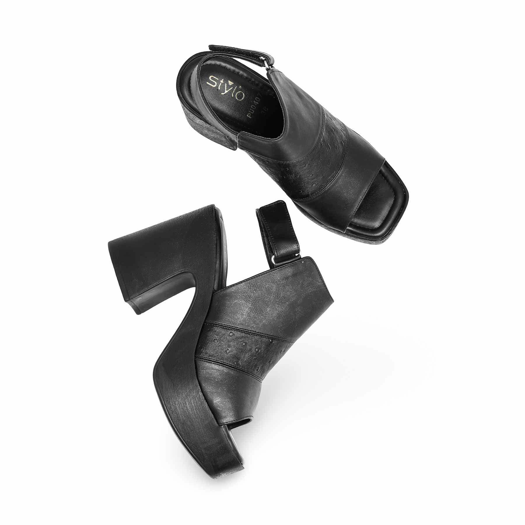 Black Formal Sandal PU0407 - Image 4