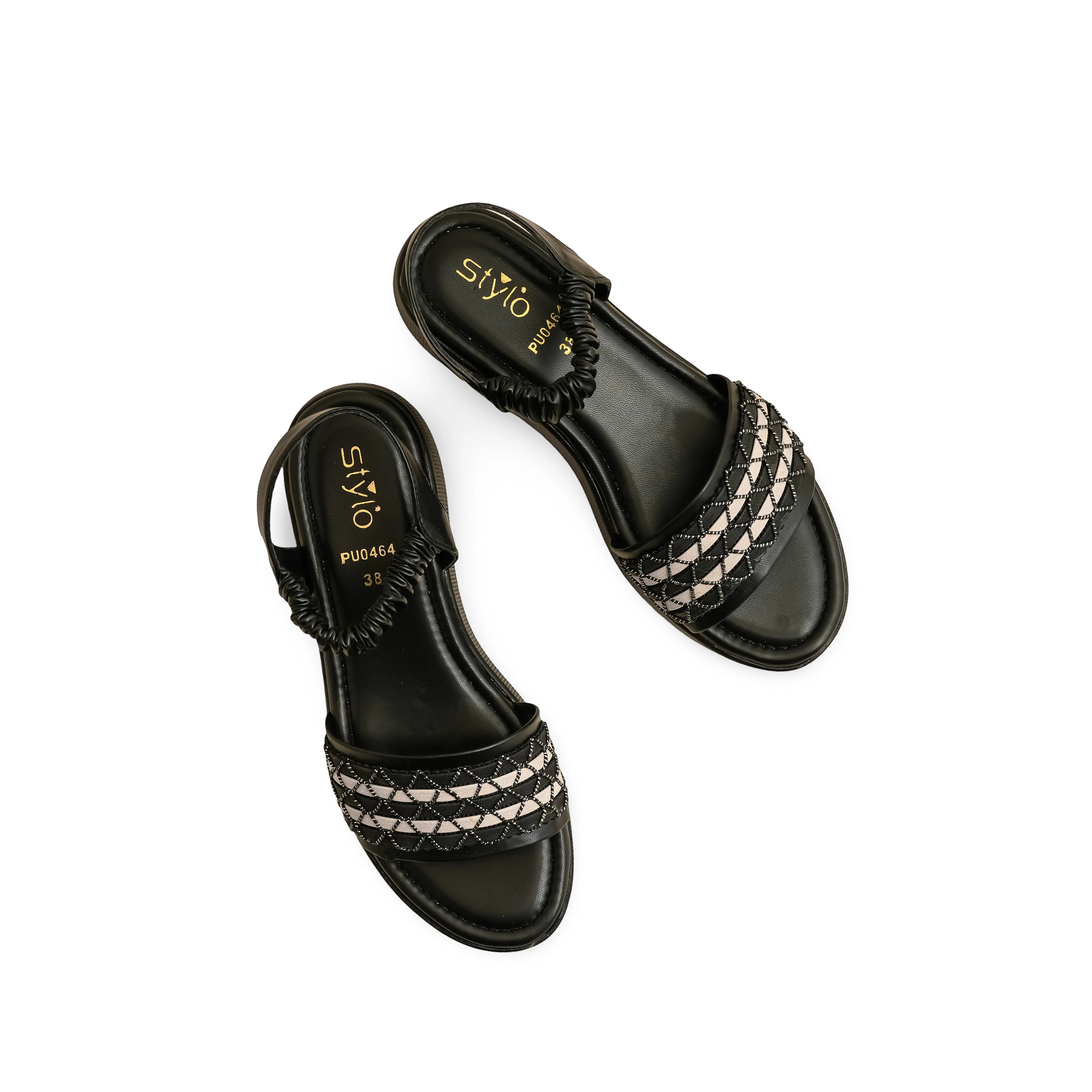 Black Formal Sandal PU0464 - Image 5