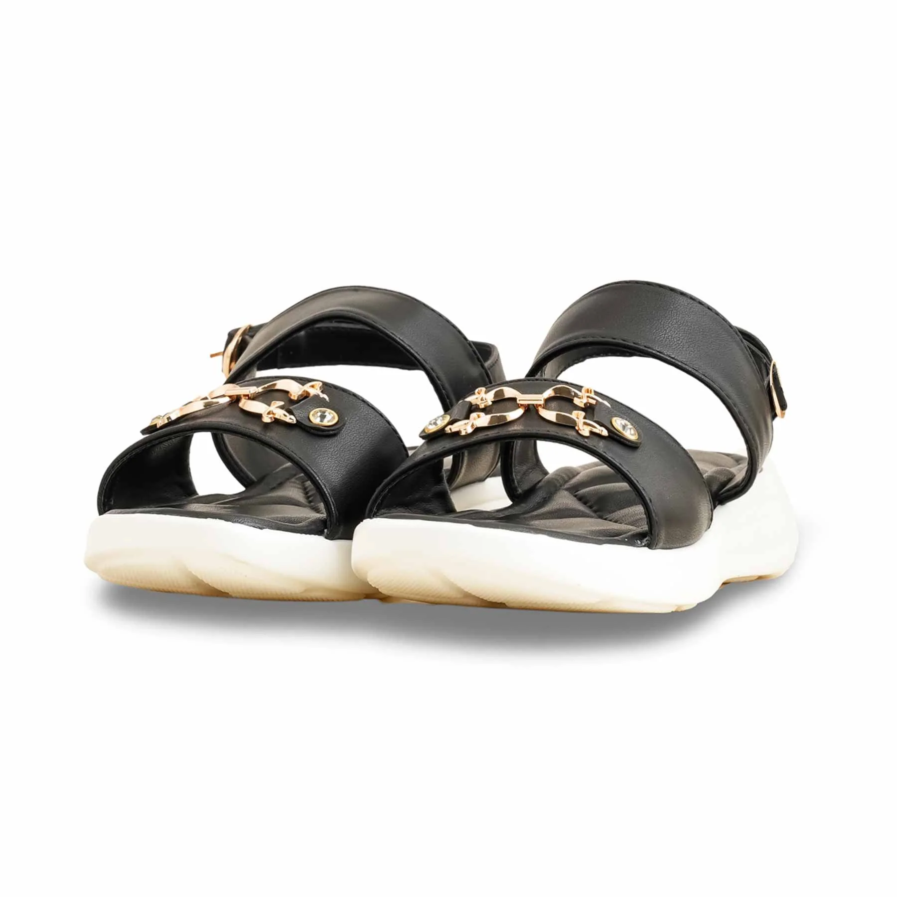 Black Formal Sandal PU0470 - Image 3