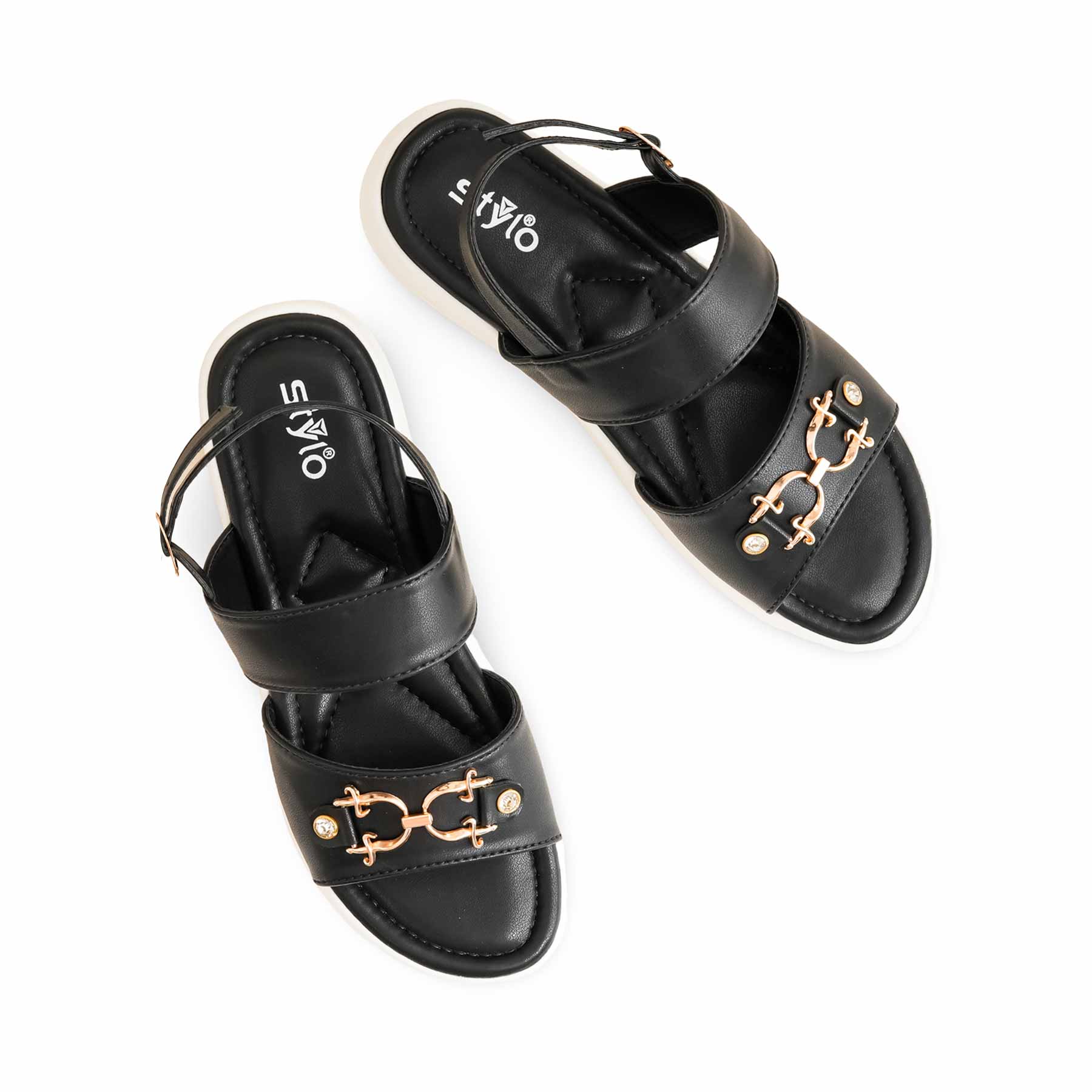 Black Formal Sandal PU0470 - Image 5