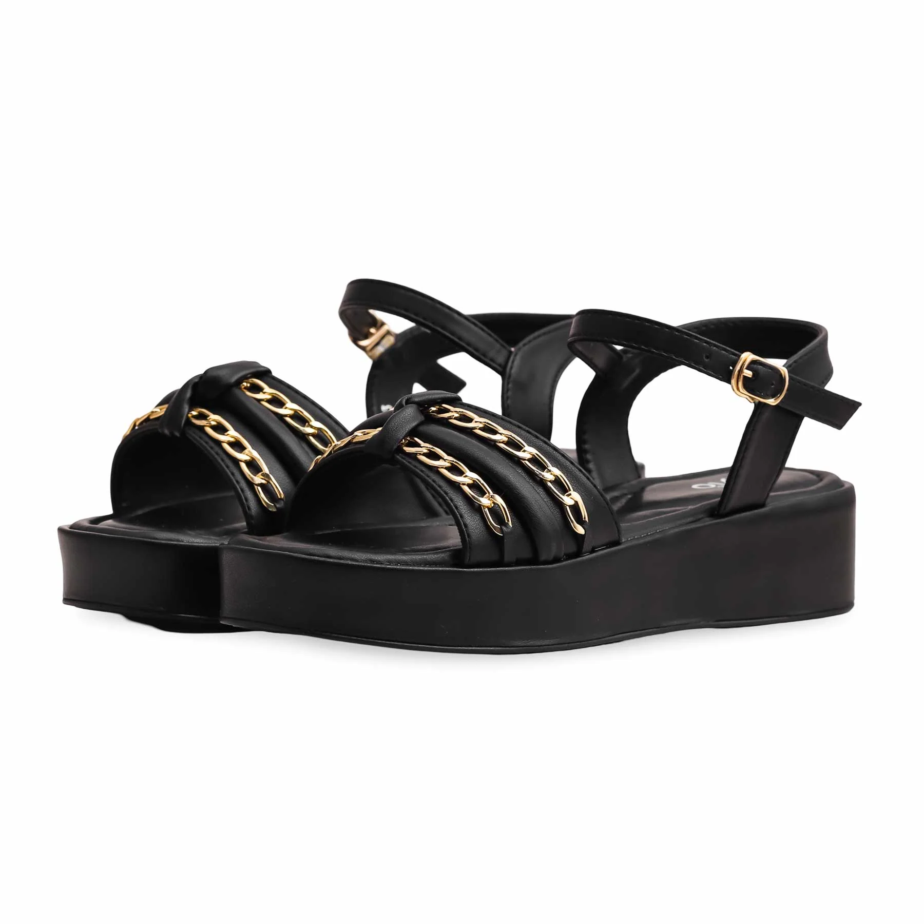 Black Formal Sandal PU0483 - Image 3