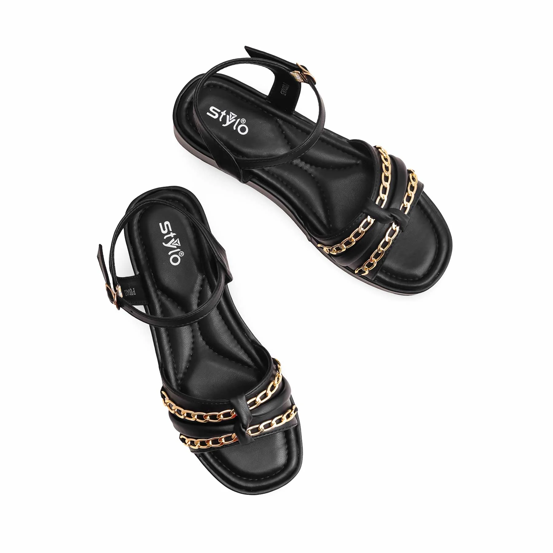 Black Formal Sandal PU0483 - Image 5