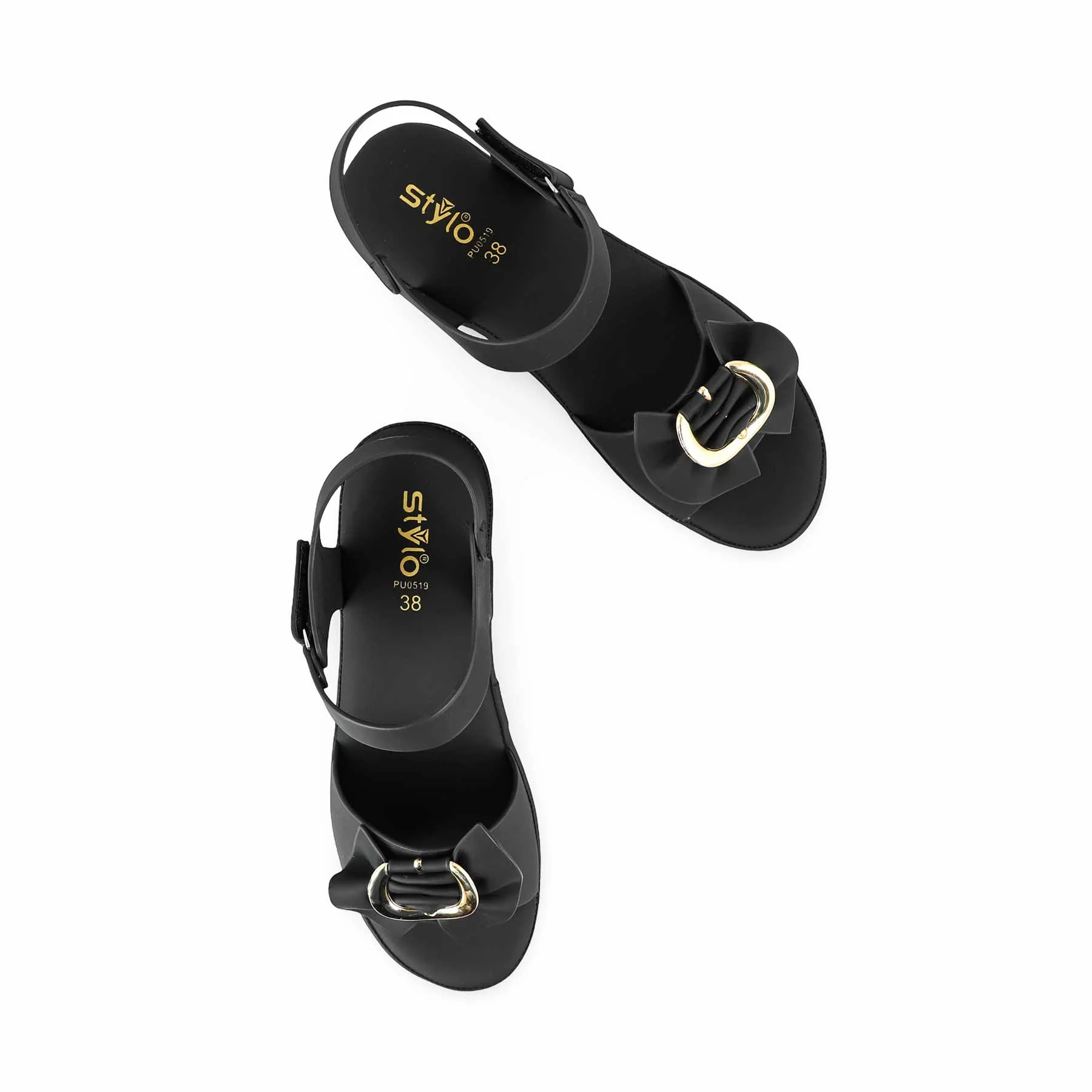 Black Formal Sandal PU0519 - Image 5