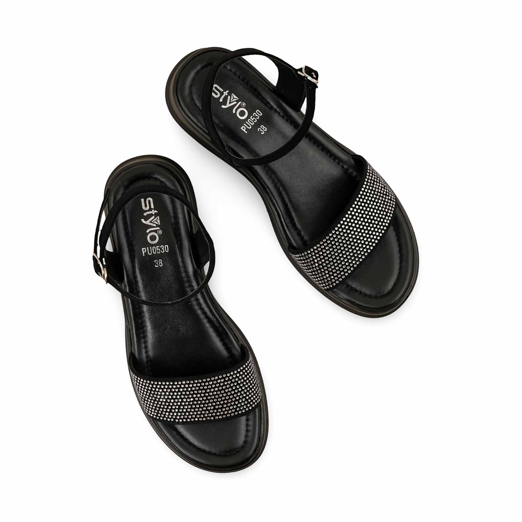Black Formal Sandal PU0530 - Image 5