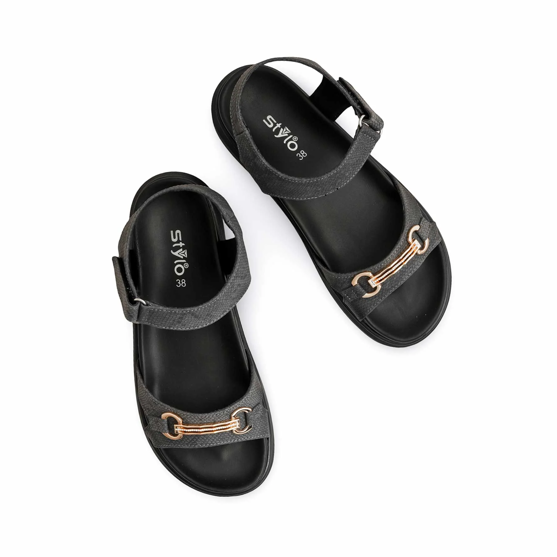 Black Formal Sandal PU0563 - Image 5