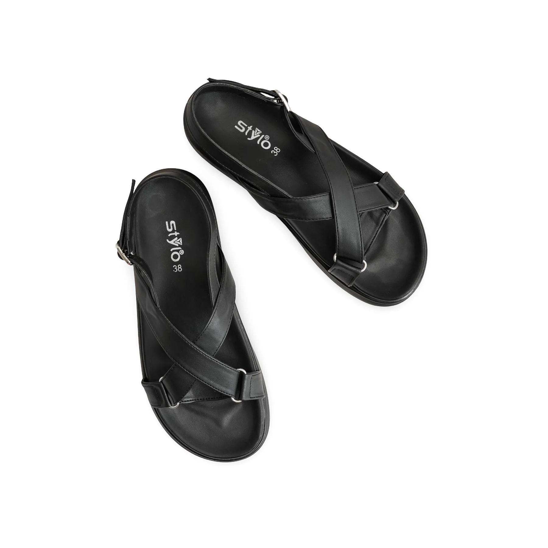 Black Formal Sandal PU0569 - Image 5