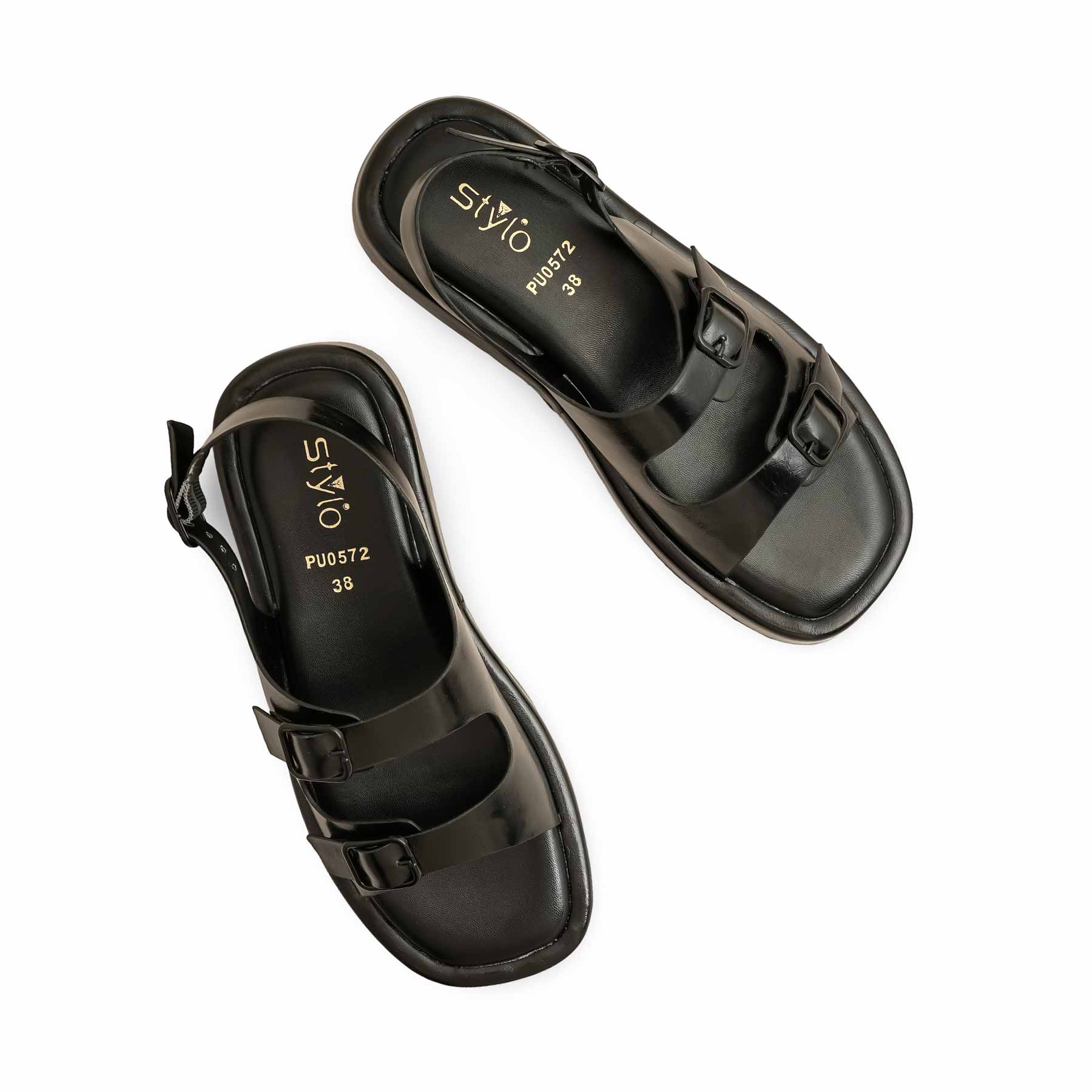 Black Formal Sandal PU0572 - Image 5